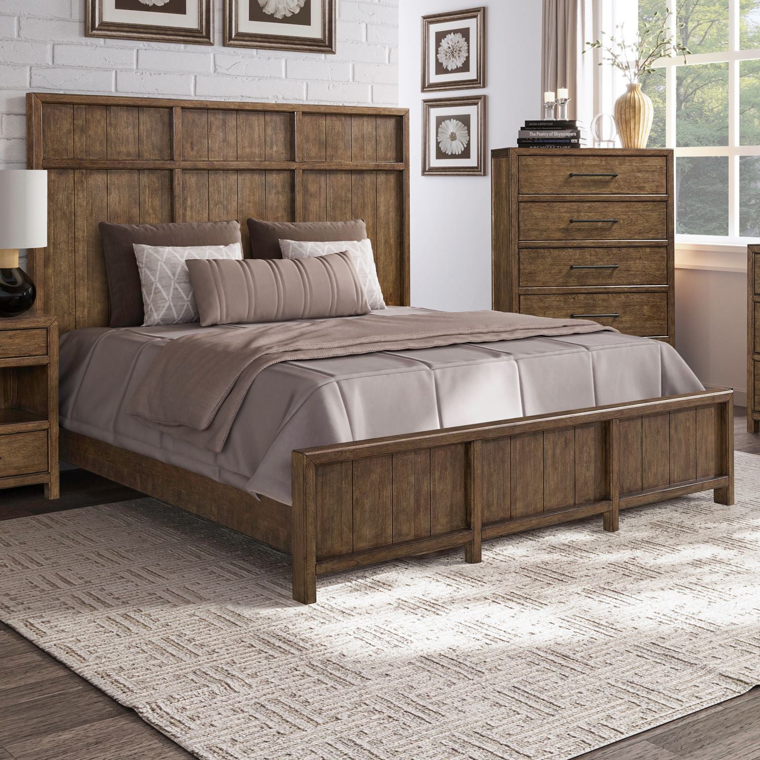 Queen Panel Bed
