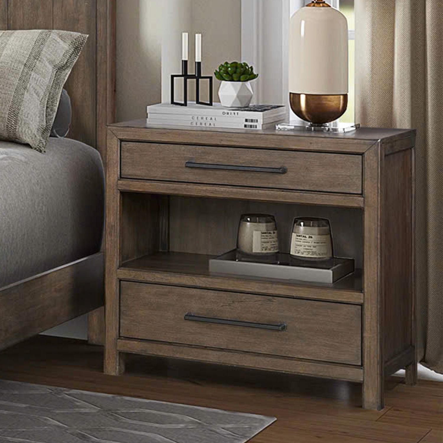 Nightstand w/ Charging Station