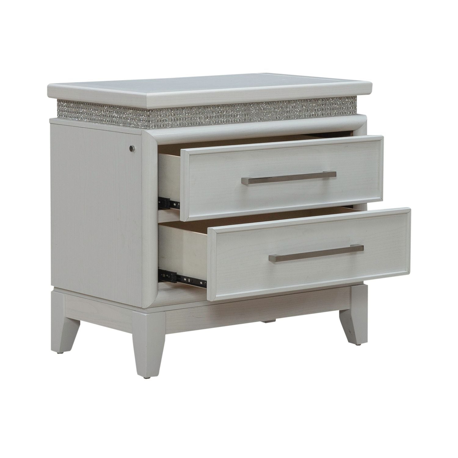 Nightstand w/ Lights and Charging Station