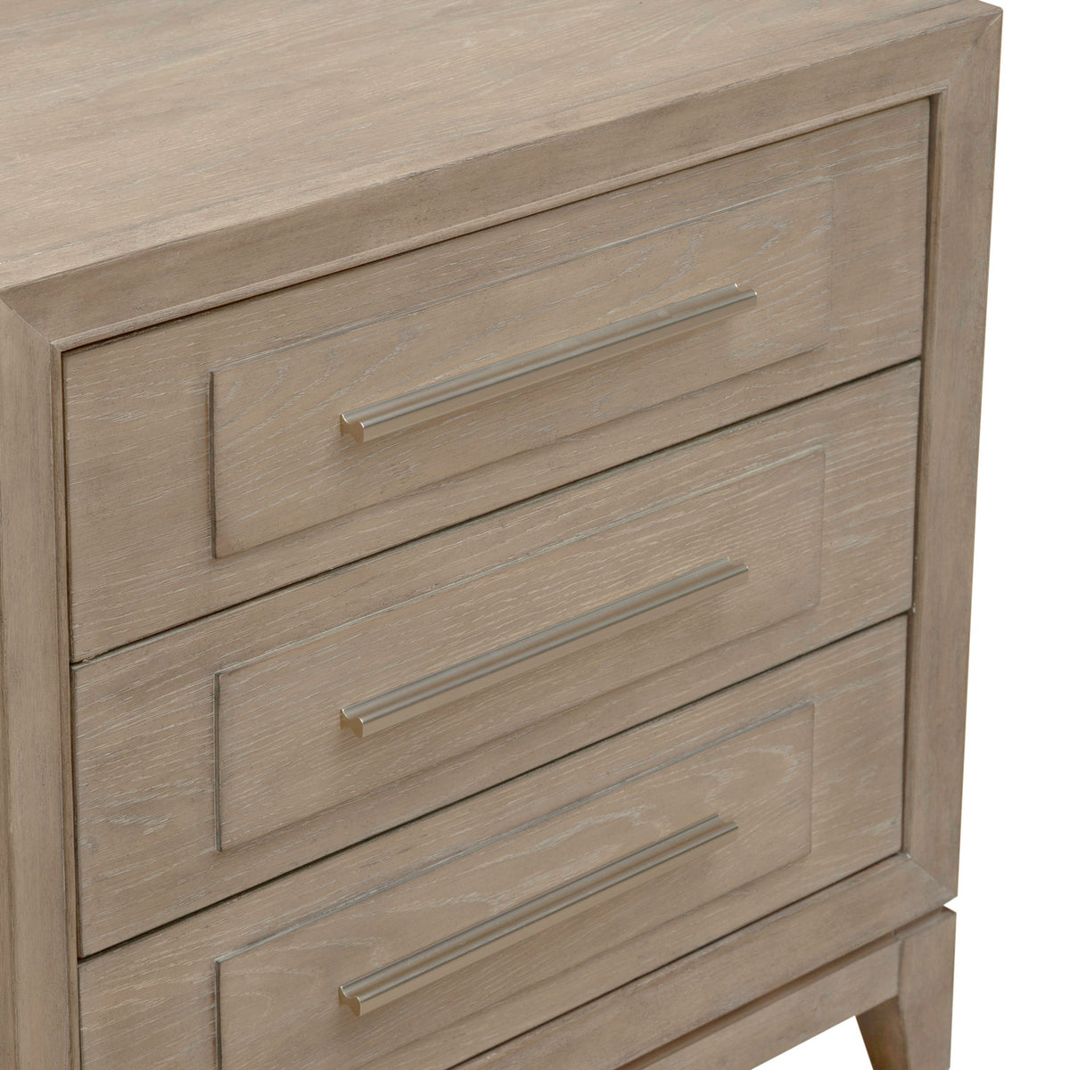 Brentwood 3 Drawer Nightstand with Charging Station