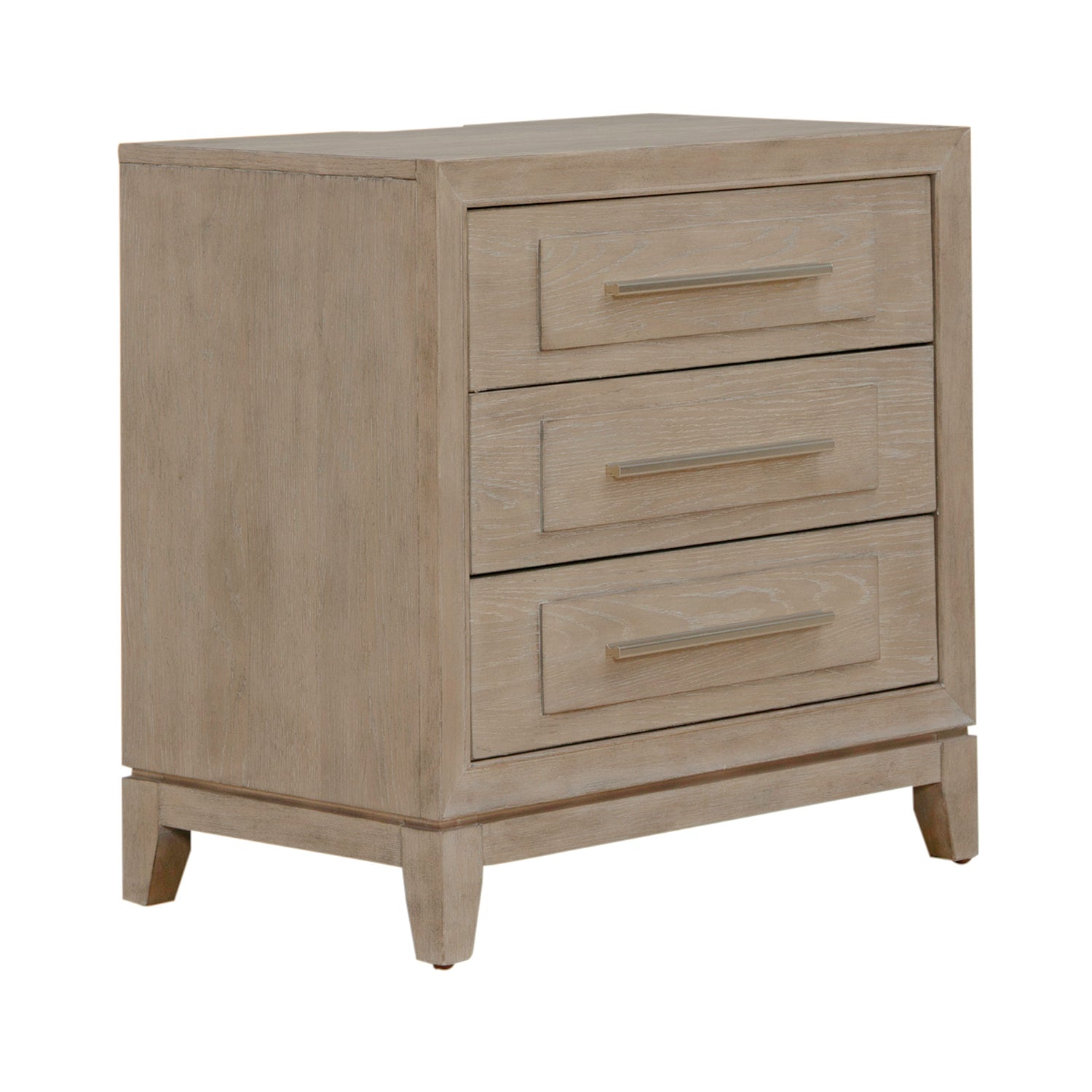 Brentwood 3 Drawer Nightstand with Charging Station