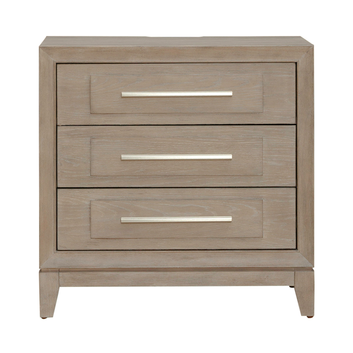 Brentwood 3 Drawer Nightstand with Charging Station