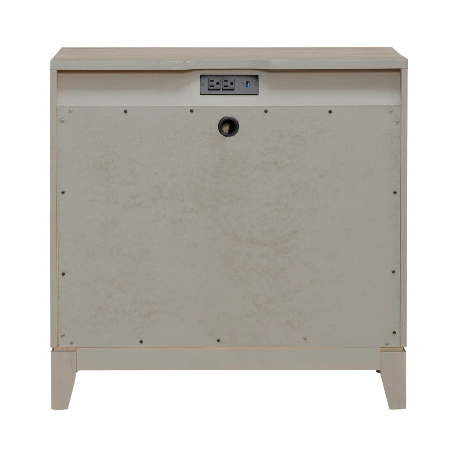 Brentwood 3 Drawer Nightstand with Charging Station