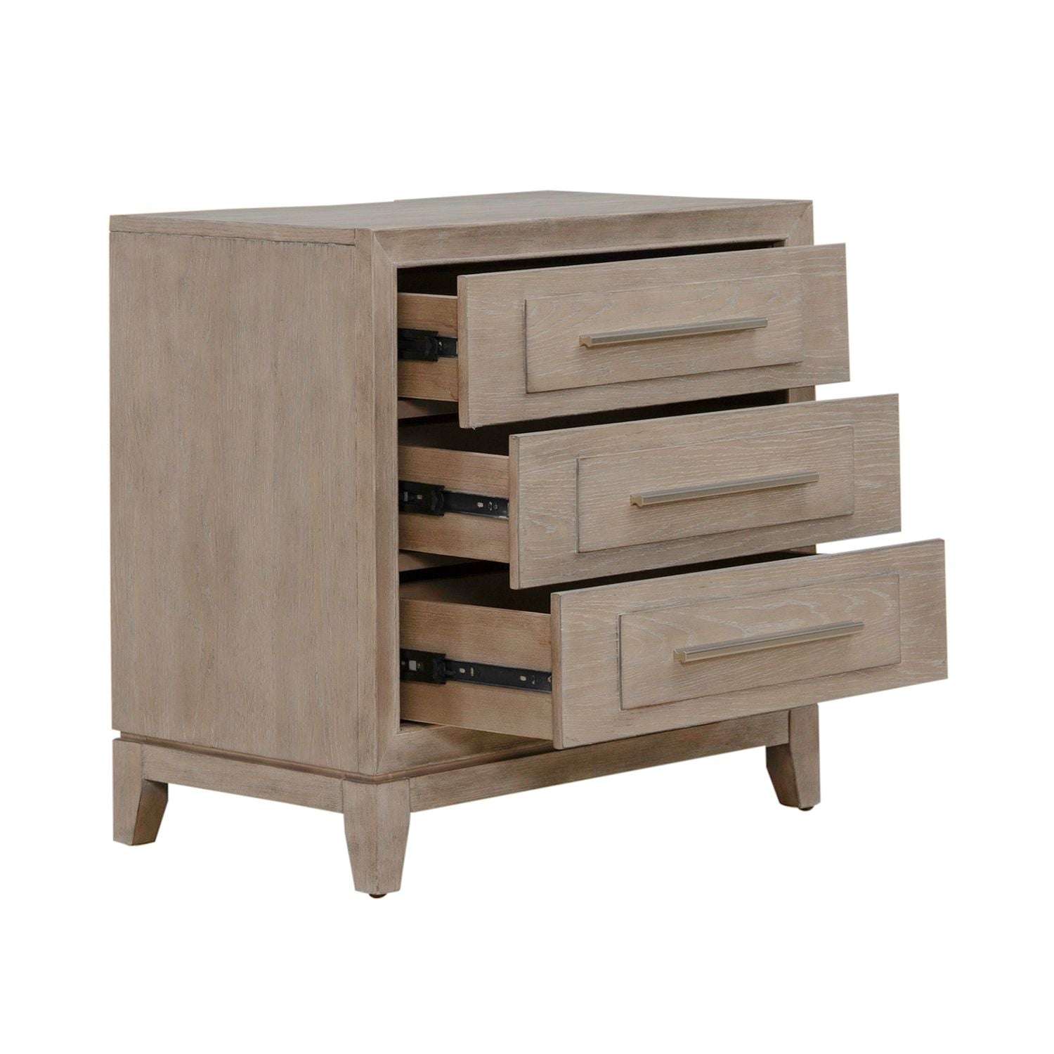 3 Drawer Nightstand w/ Charging Station