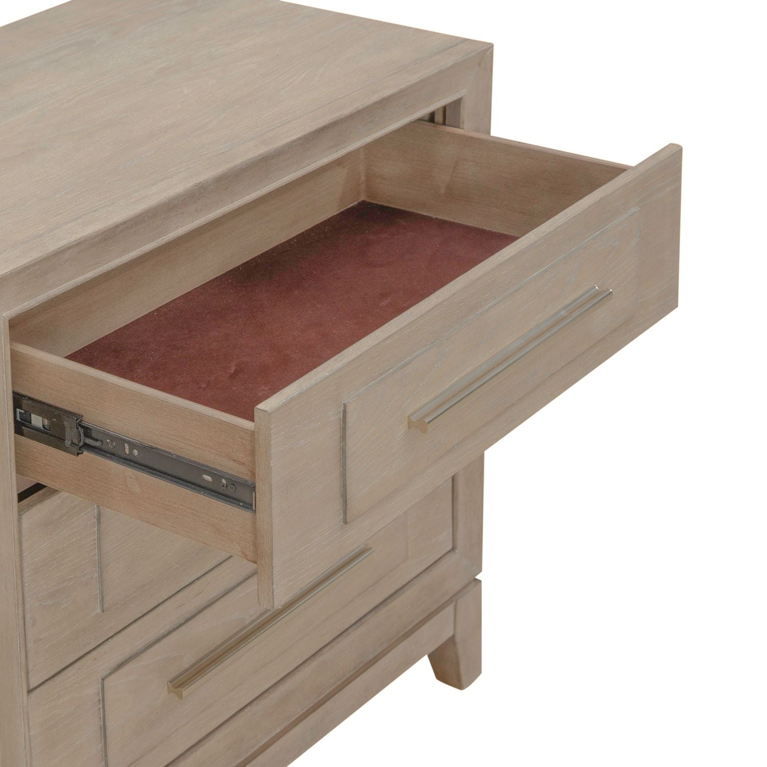 3 Drawer Nightstand w/ Charging Station