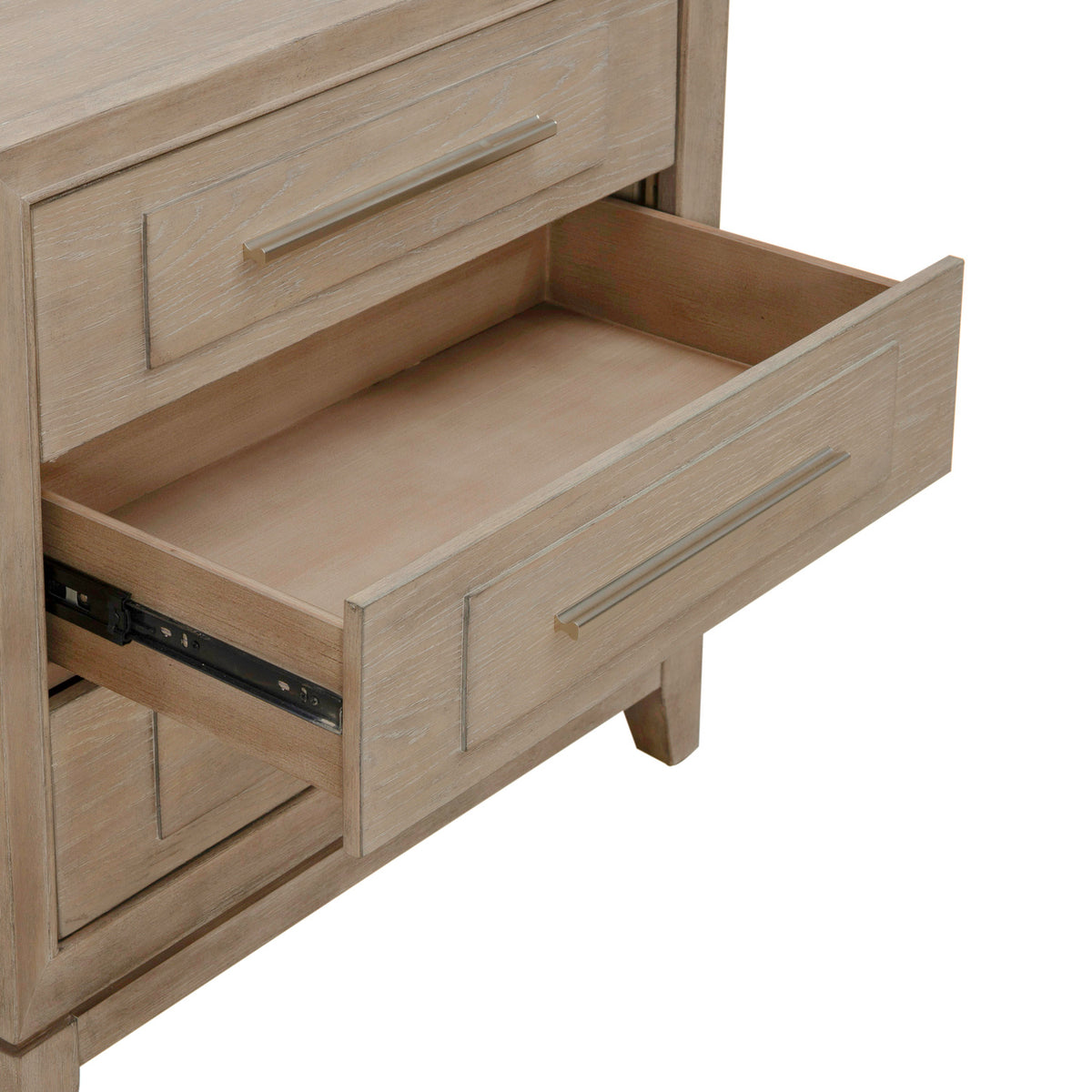 Brentwood 3 Drawer Nightstand with Charging Station