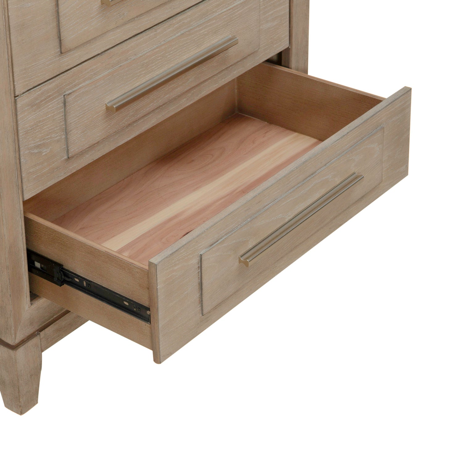 Brentwood 3 Drawer Nightstand with Charging Station