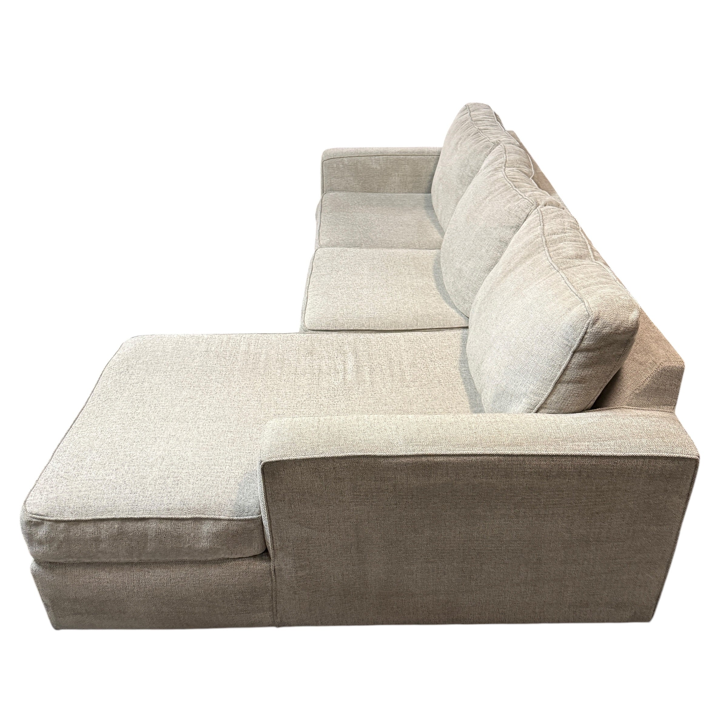Sectional with RAF Chaise in Gray