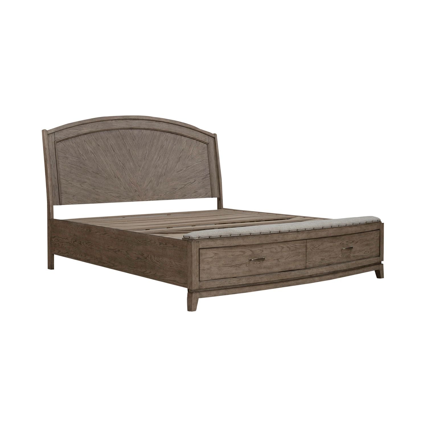 King Panel Storage Bed