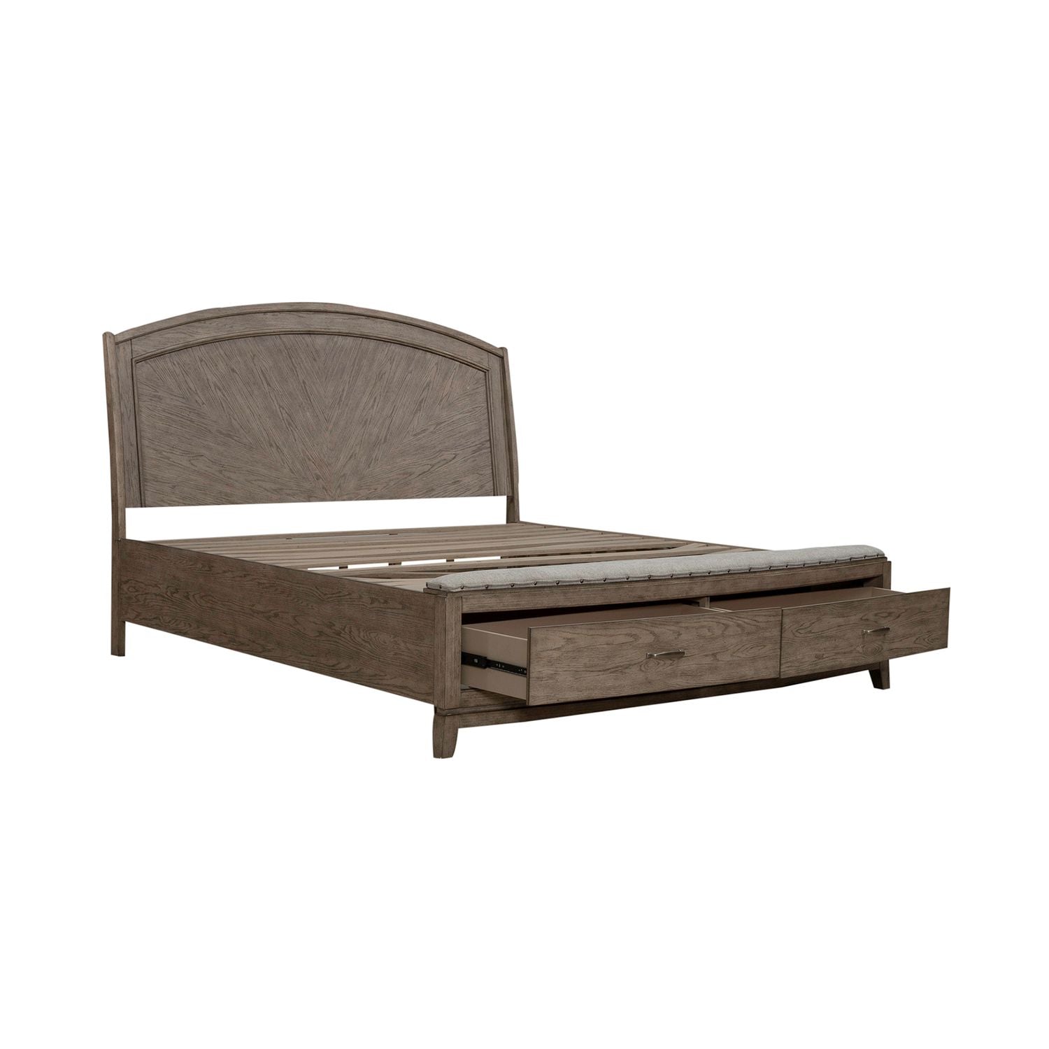 King Panel Storage Bed