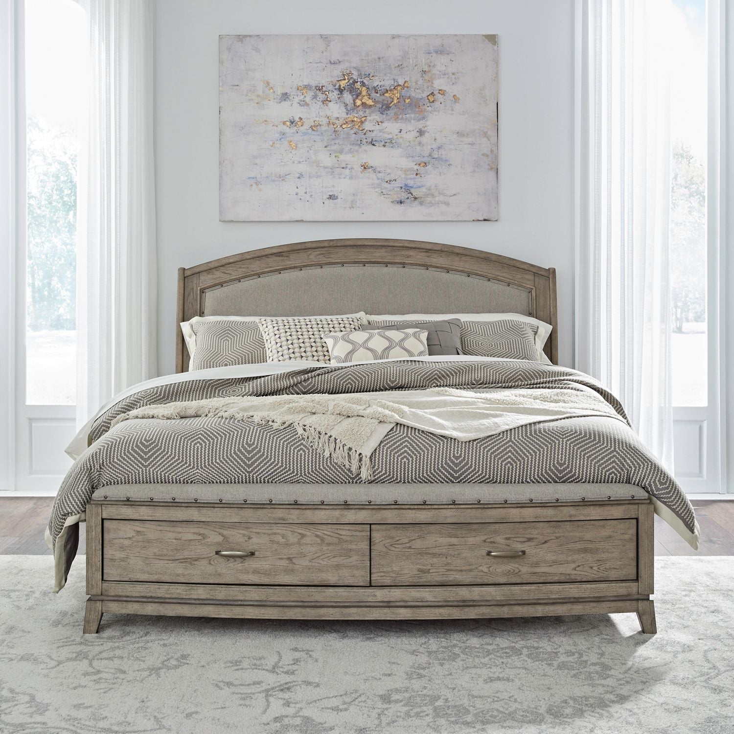 King Uph Storage Bed