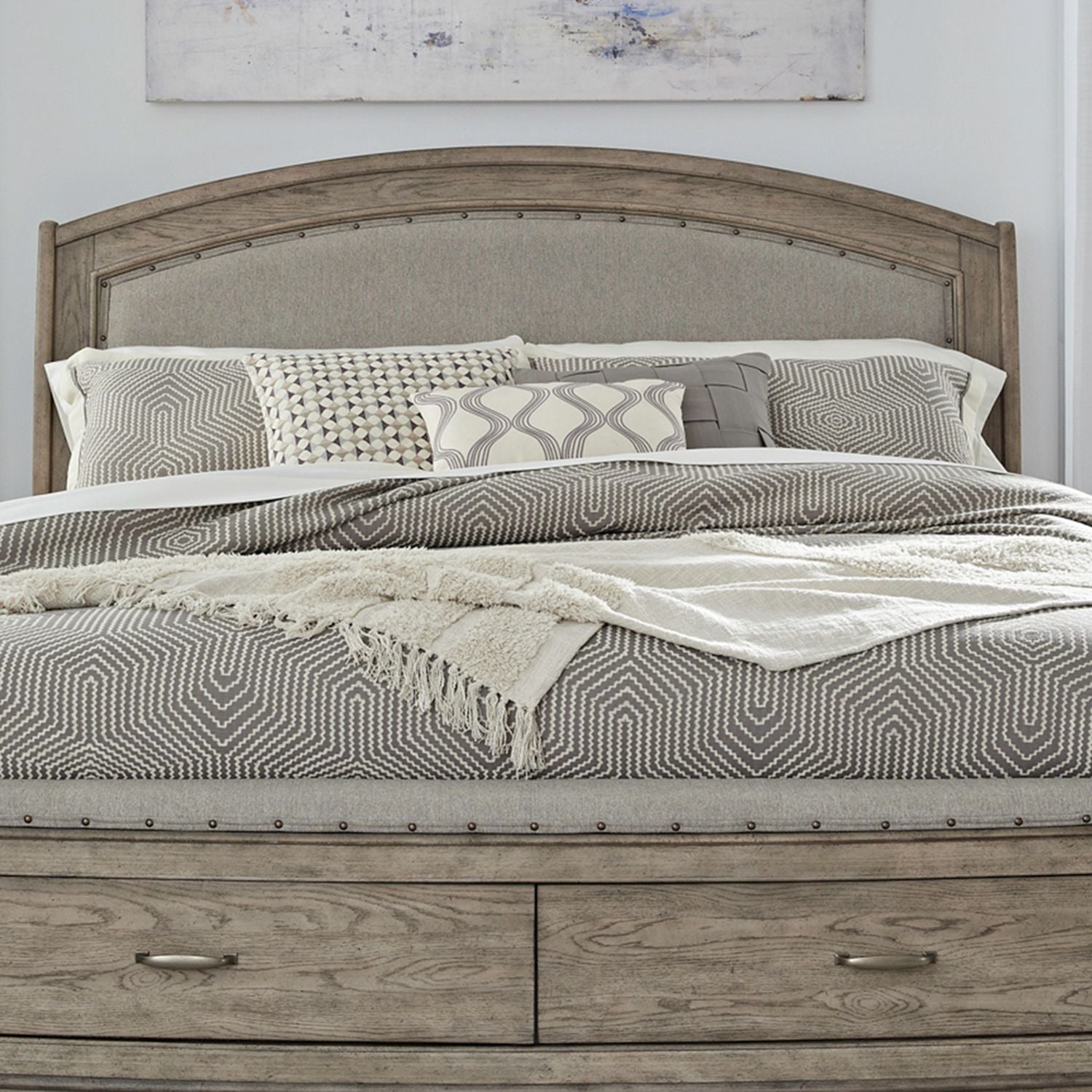 Queen Upholstered Headboard