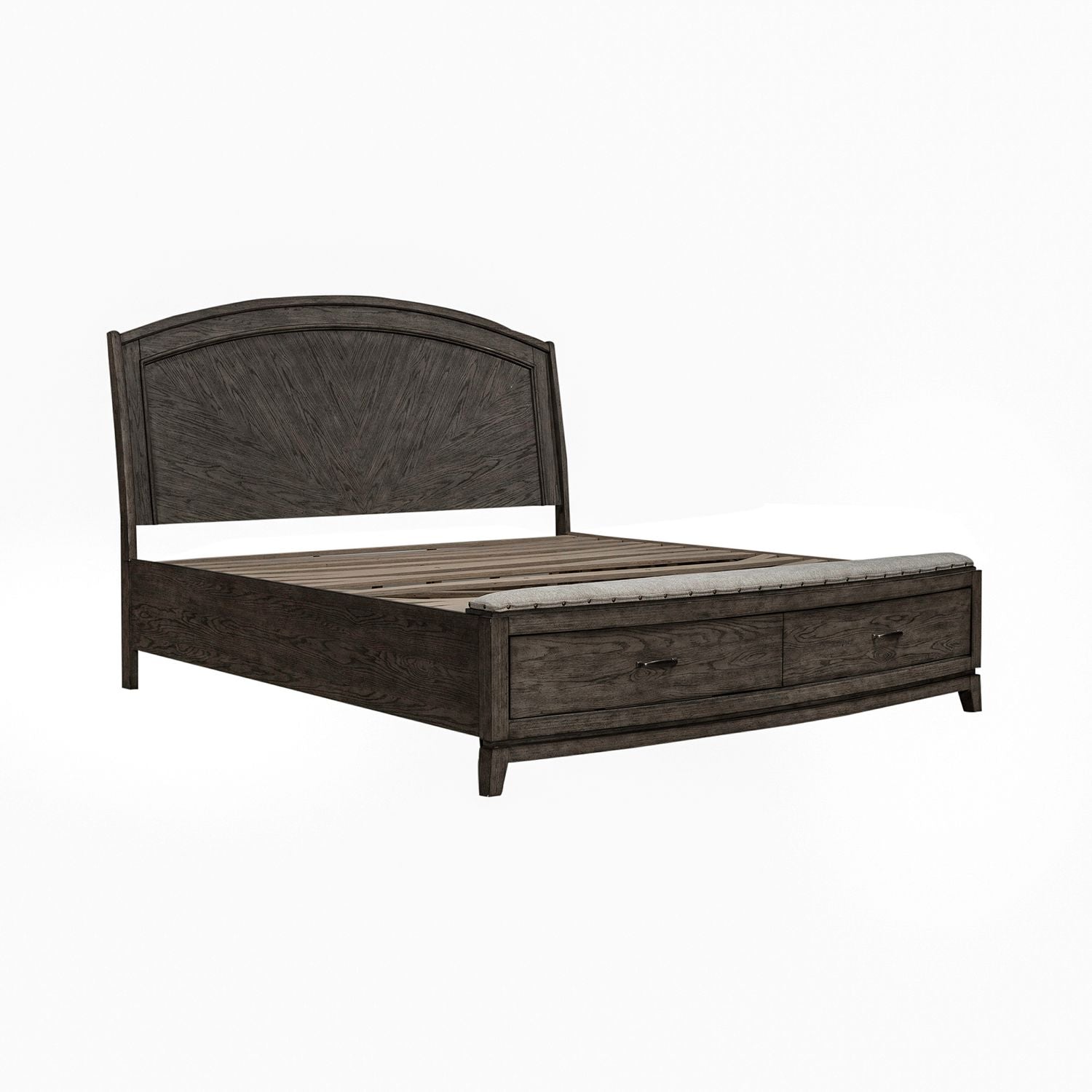 King Panel Storage Bed