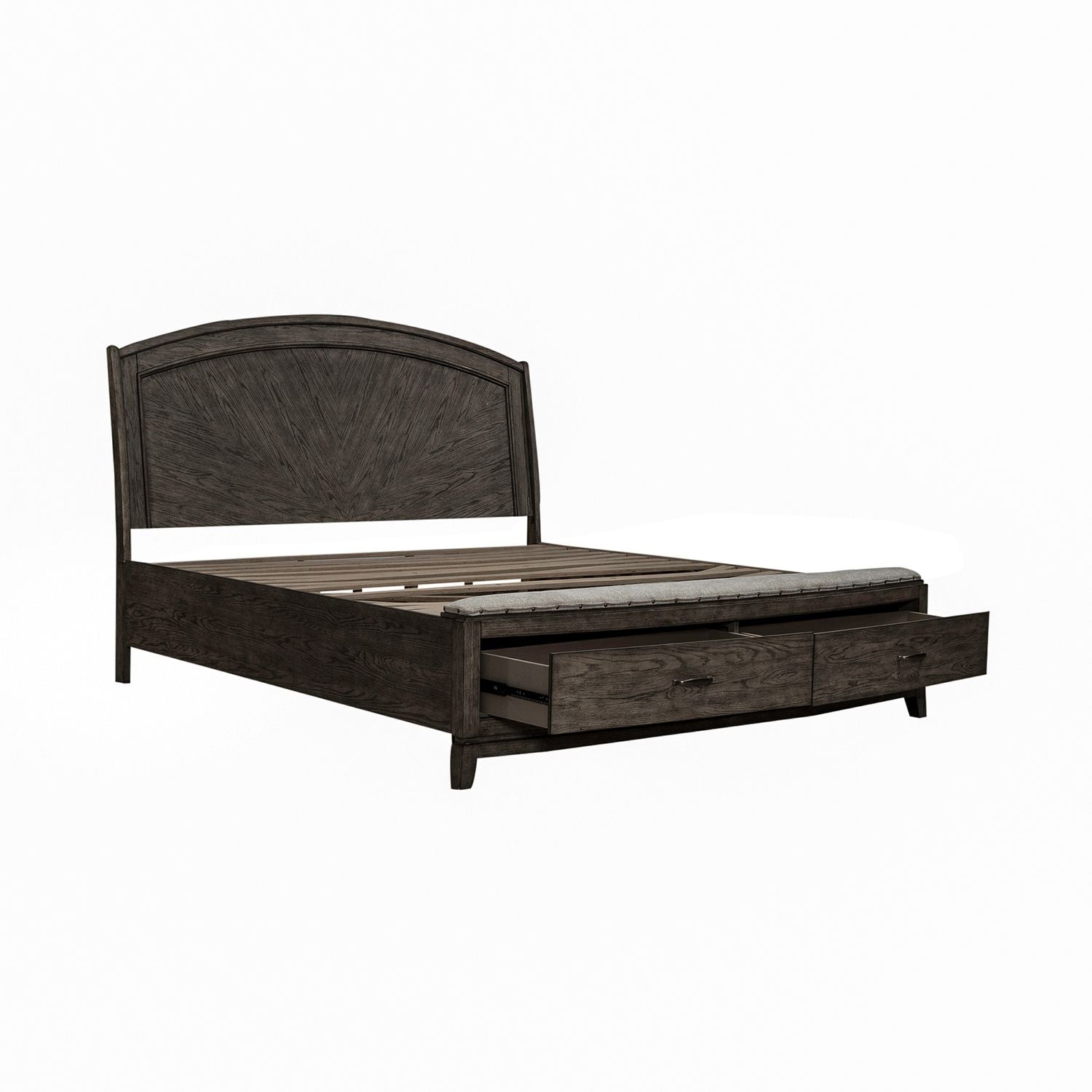 King Panel Storage Bed