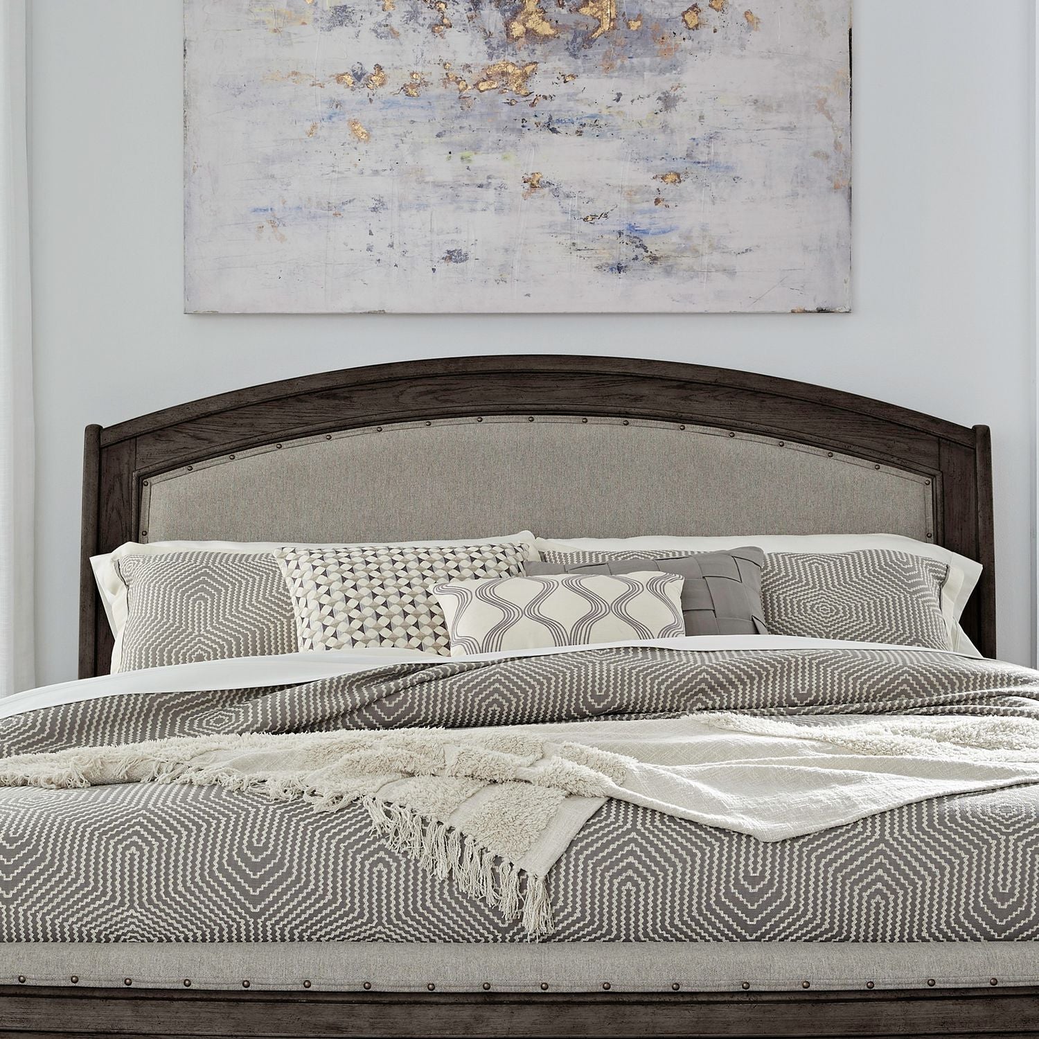 Queen Upholstered Headboard