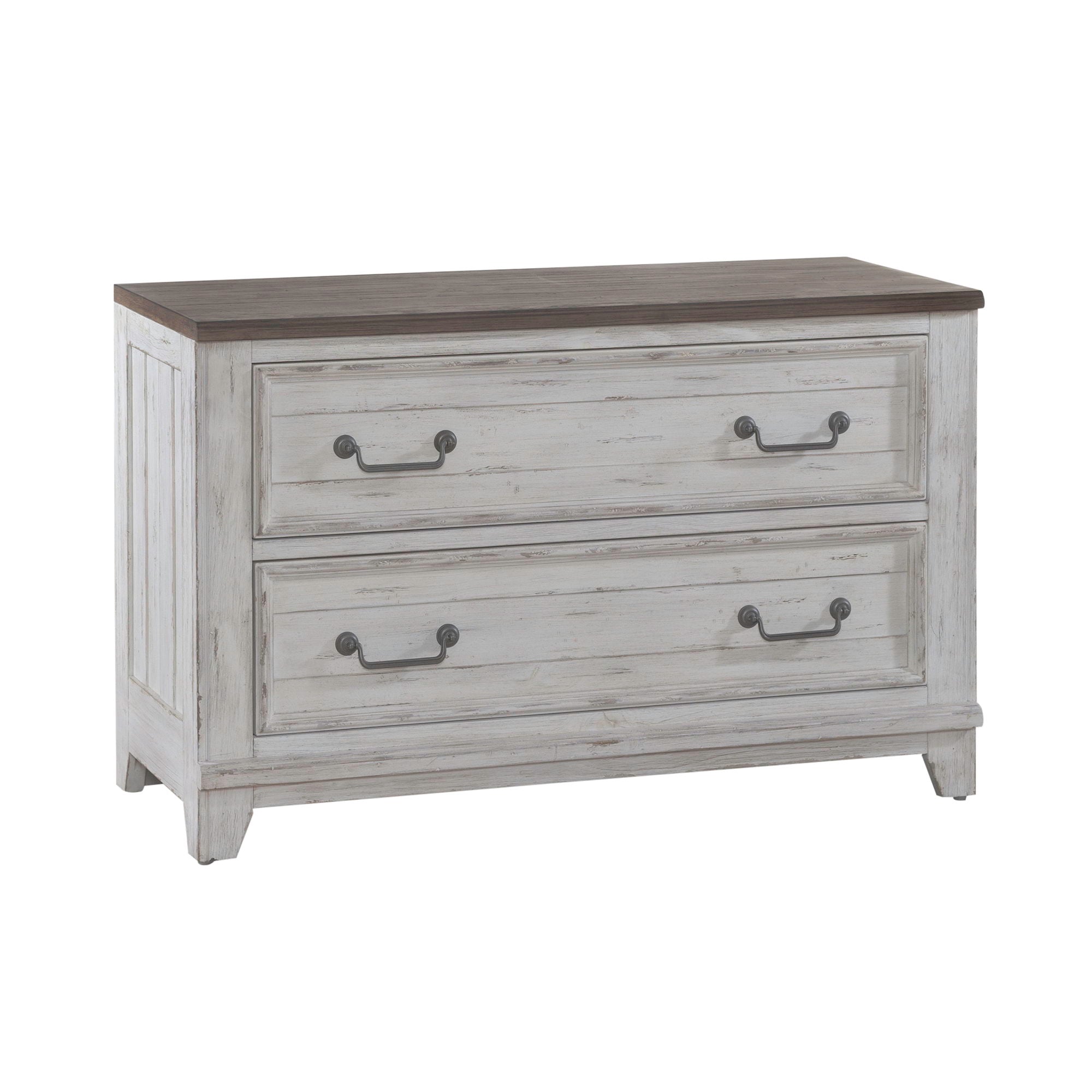 River Place - Curio Base - Riverstone White & Tobacco