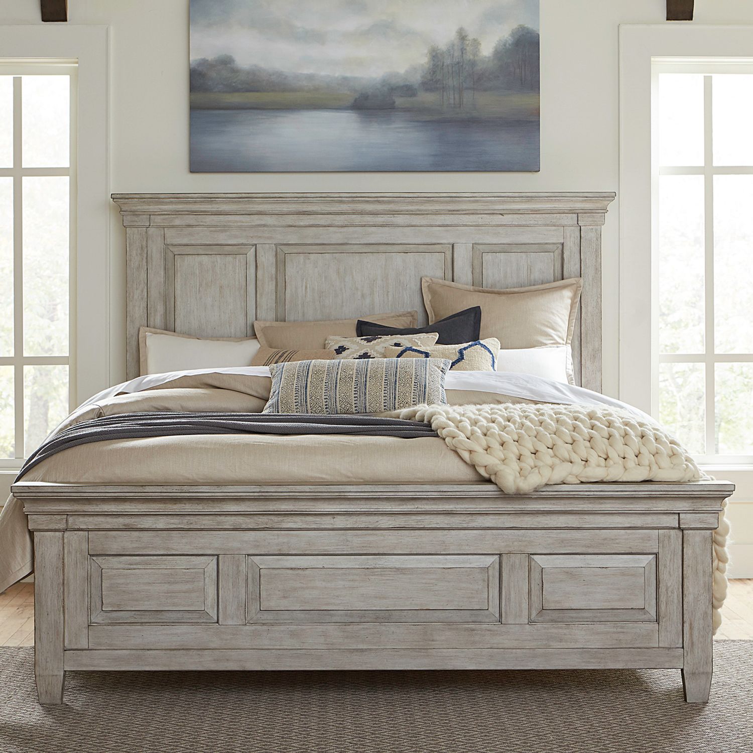 Queen Panel Bed