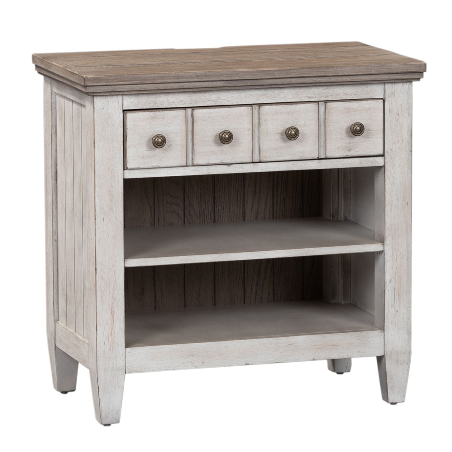 1 Drawer Night Stand w/ Charging Station