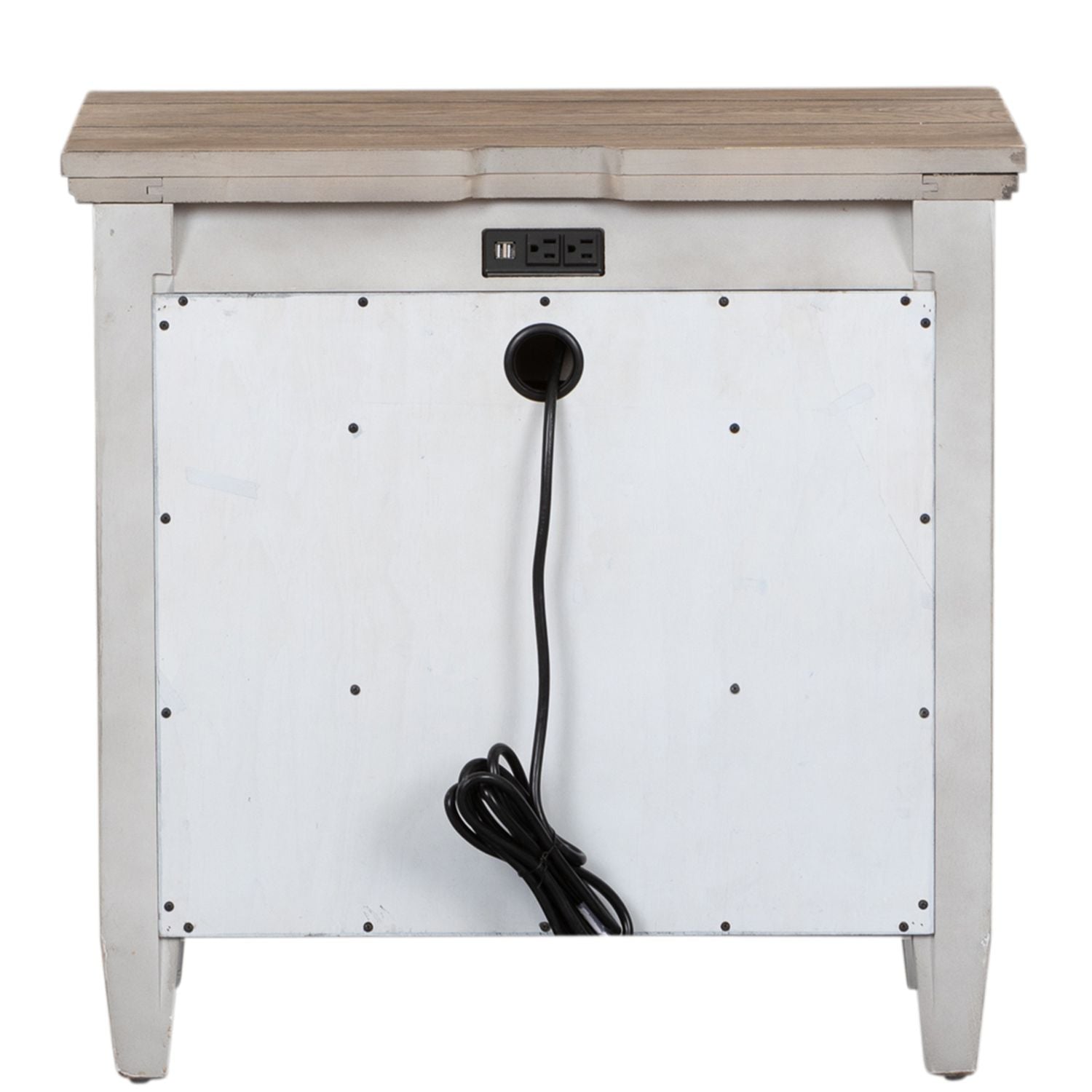 1 Drawer Night Stand w/ Charging Station
