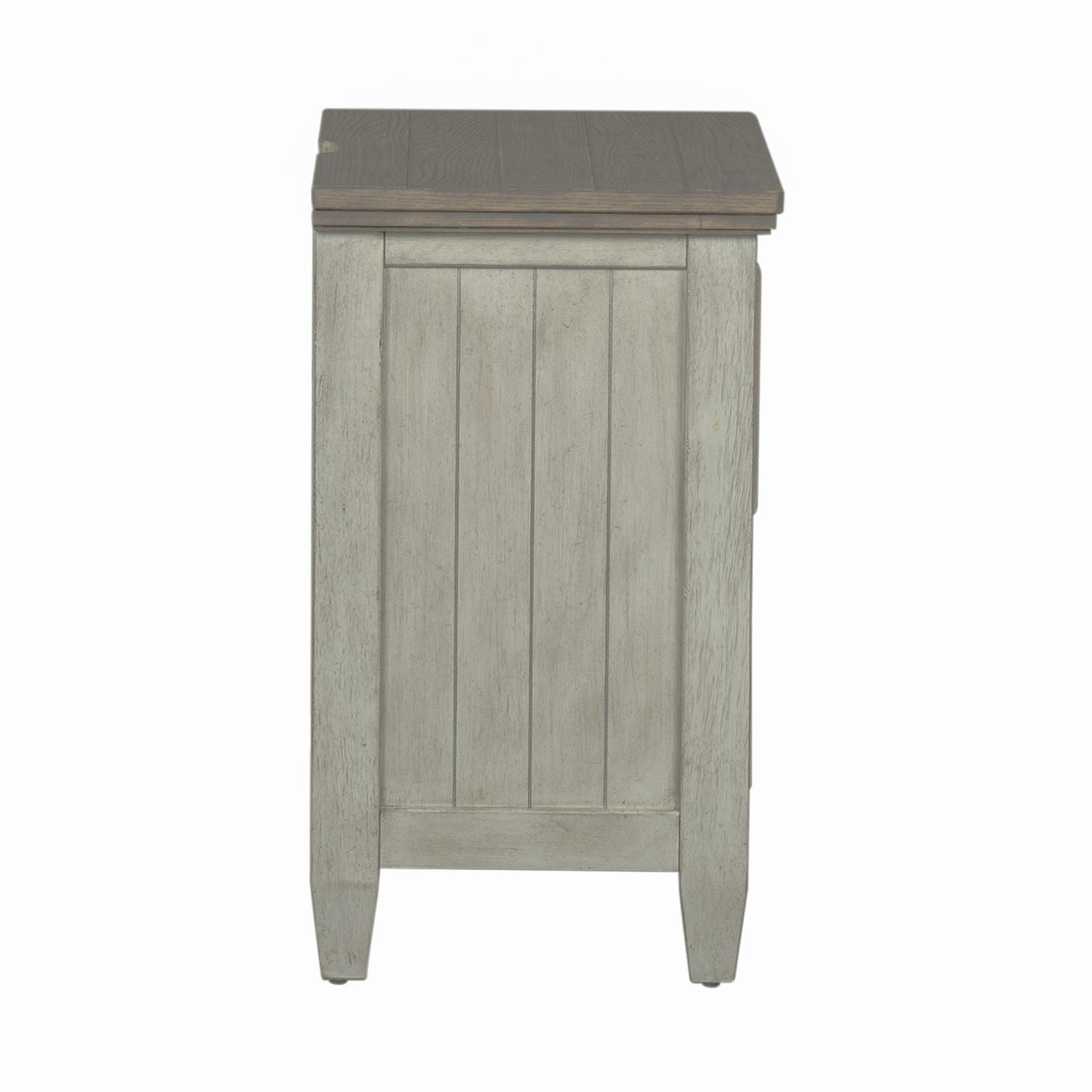 2 Drawer Night Stand w/ Charging Station