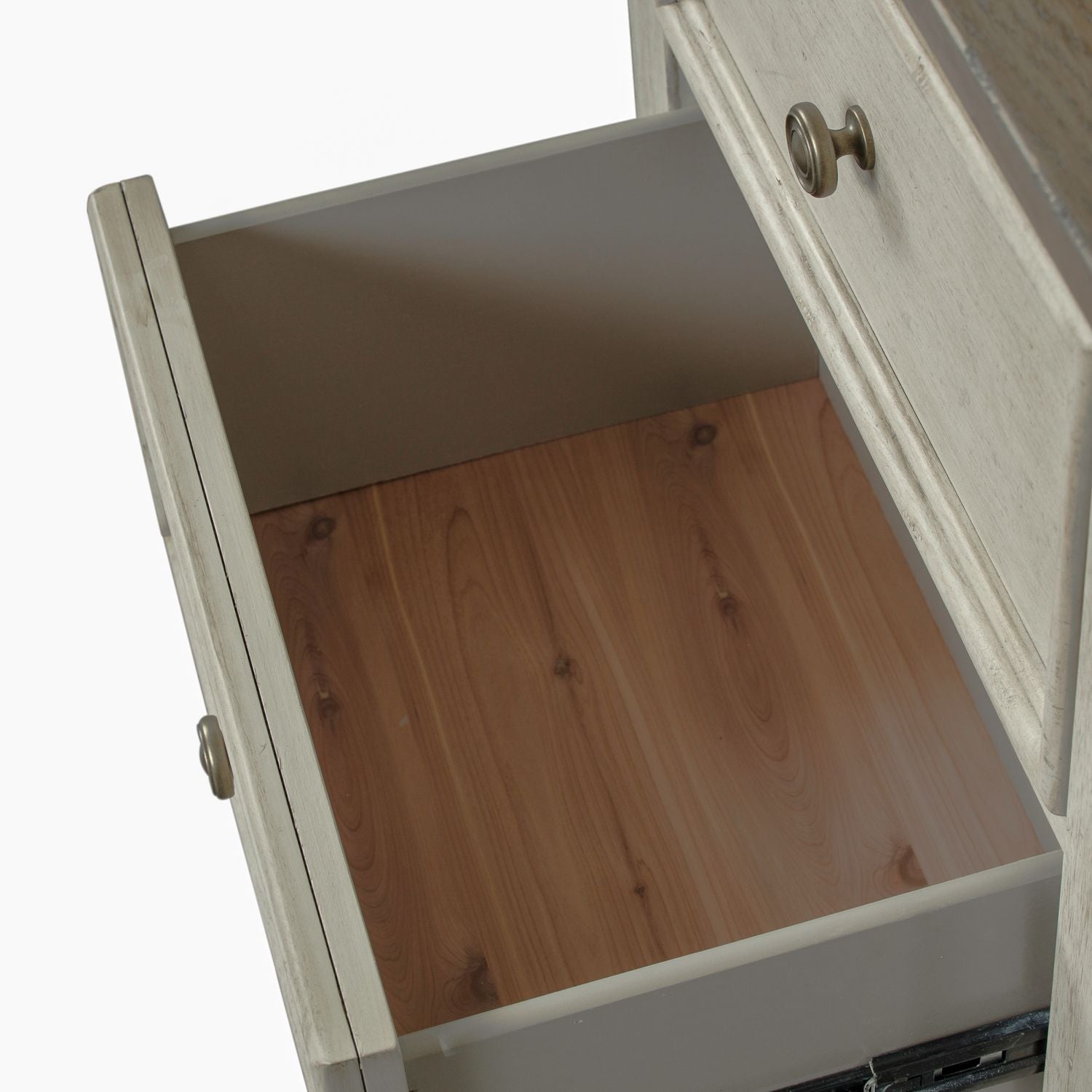 2 Drawer Night Stand w/ Charging Station