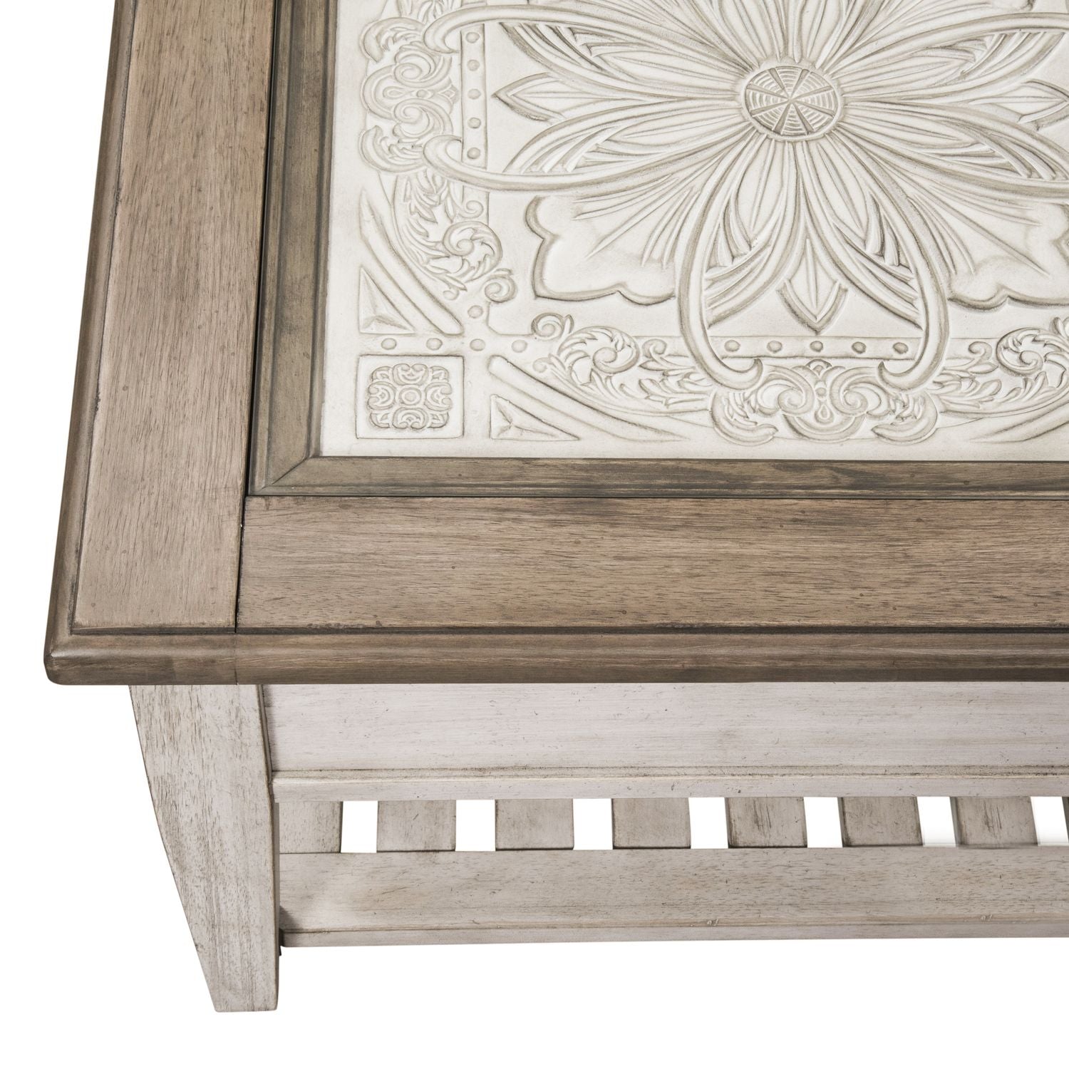 Rect Ceiling Tile Cocktail Table