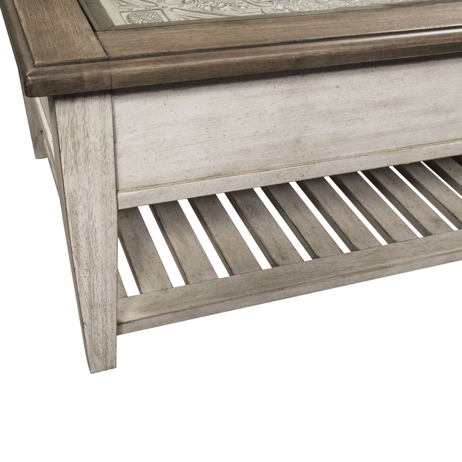 Rect Ceiling Tile Cocktail Table