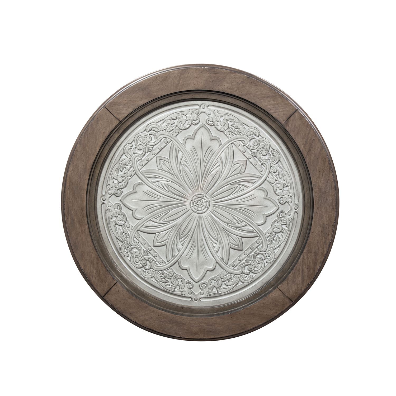 Round Ceiling Tile Cocktail Table