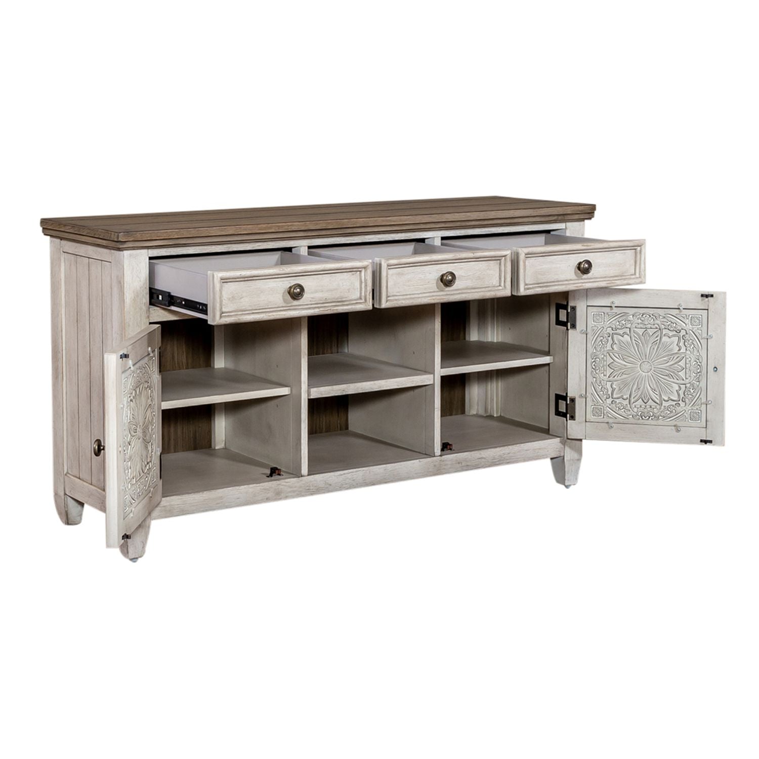 56 Inch Tile TV Console