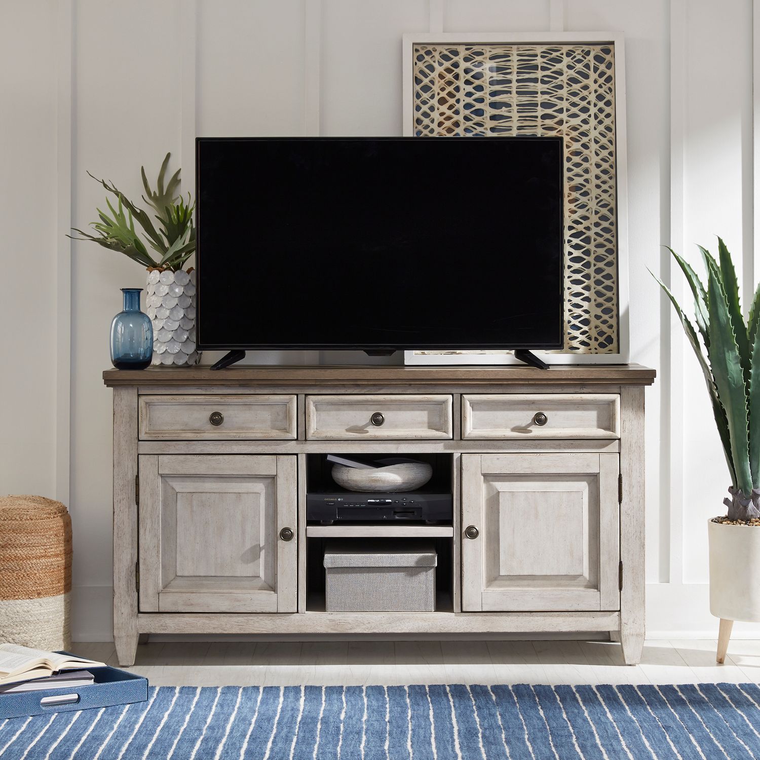 56 Inch Tile TV Console