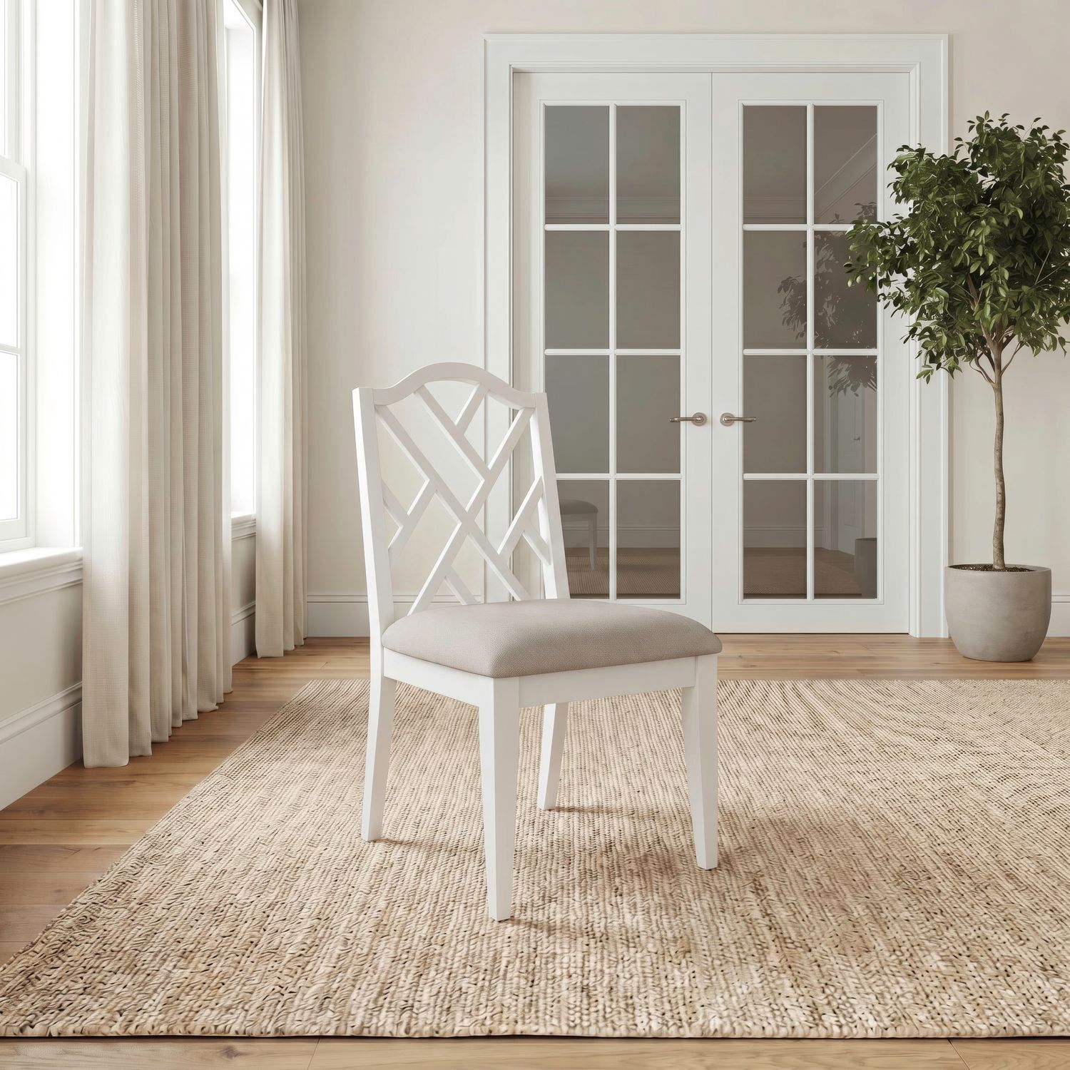 Lattice Back Side Chair (RTA)