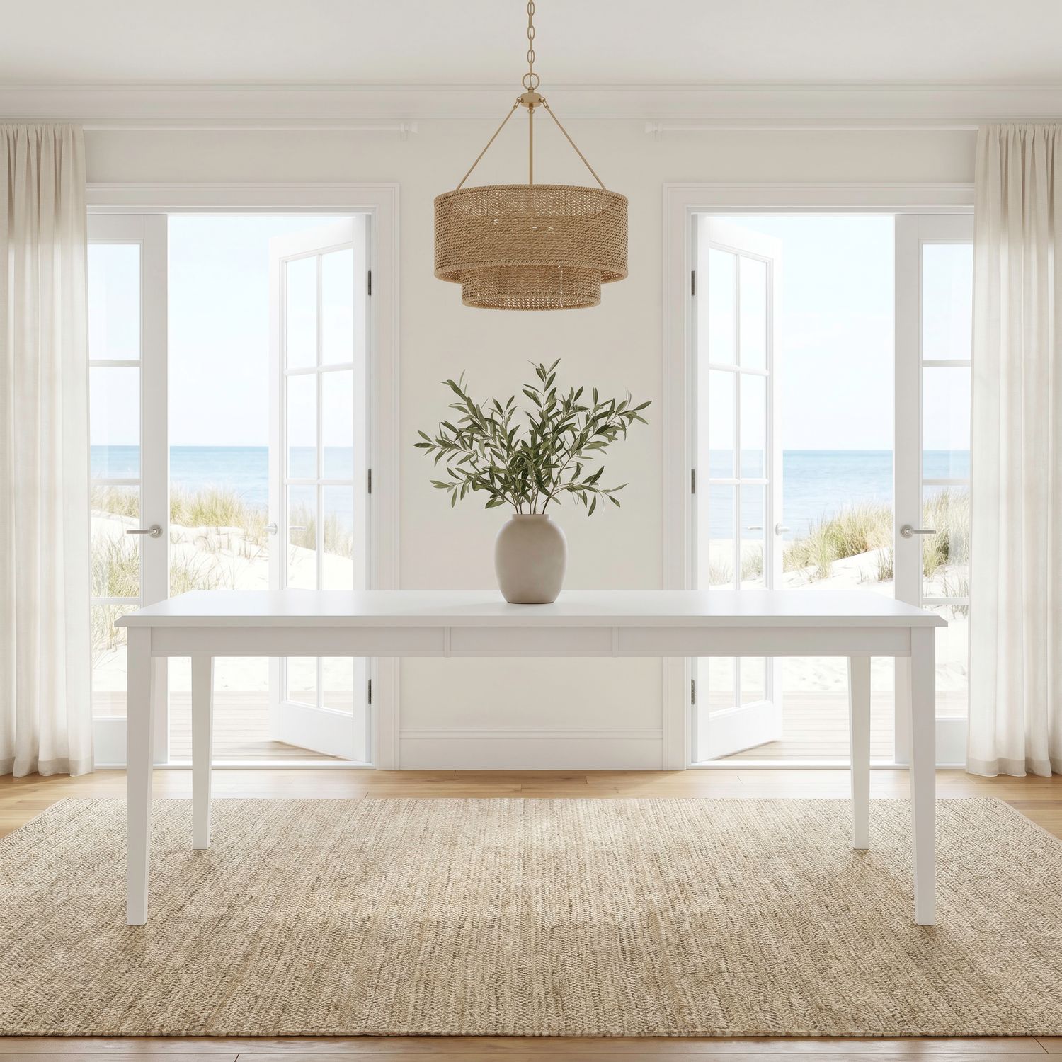 Rectangular Leg Table