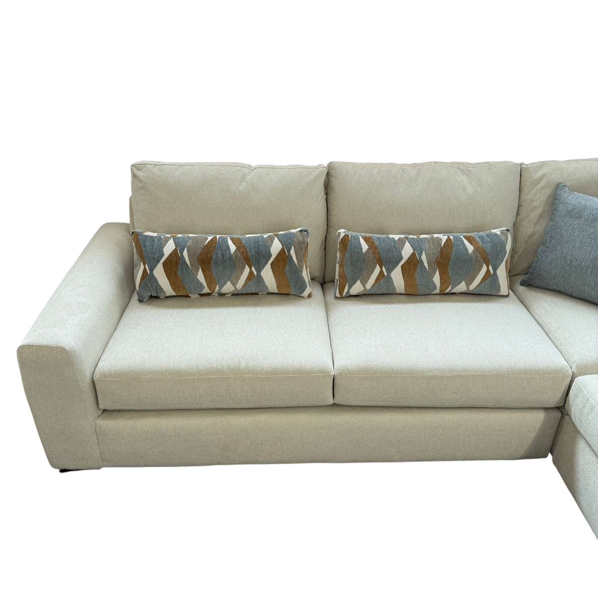 Savelle Corner Sectional Sofa in Cream