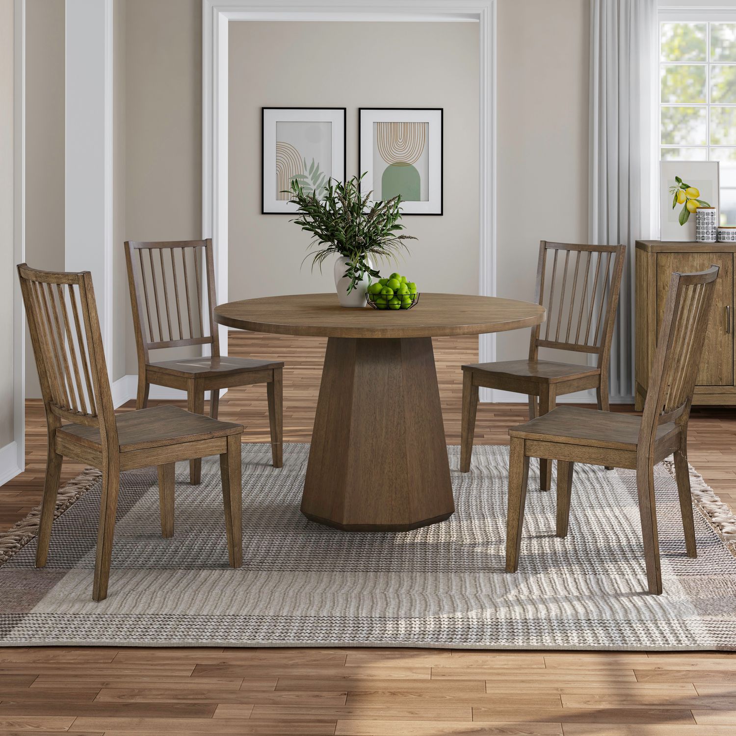 5 Piece Round Table Set