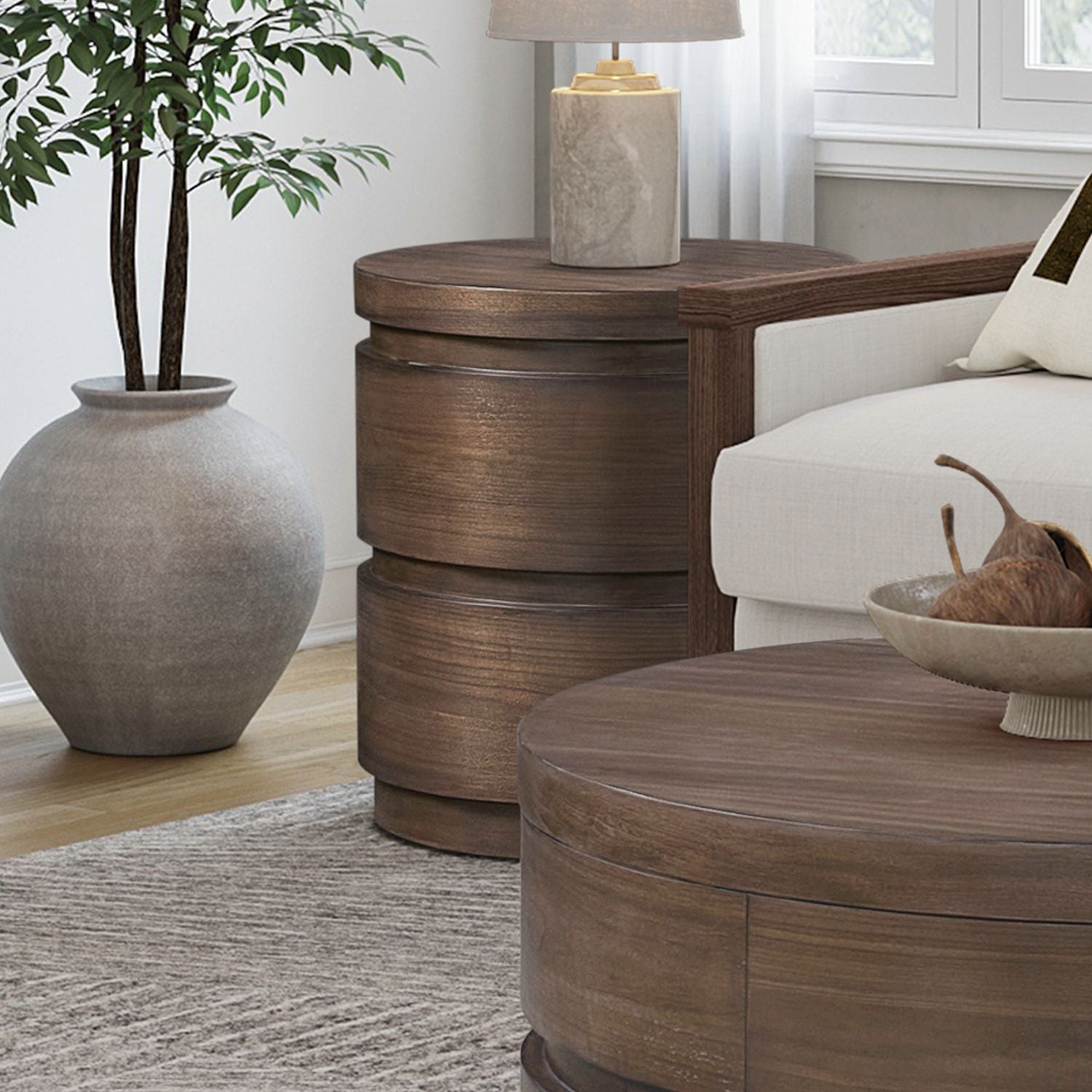 Round End Table
