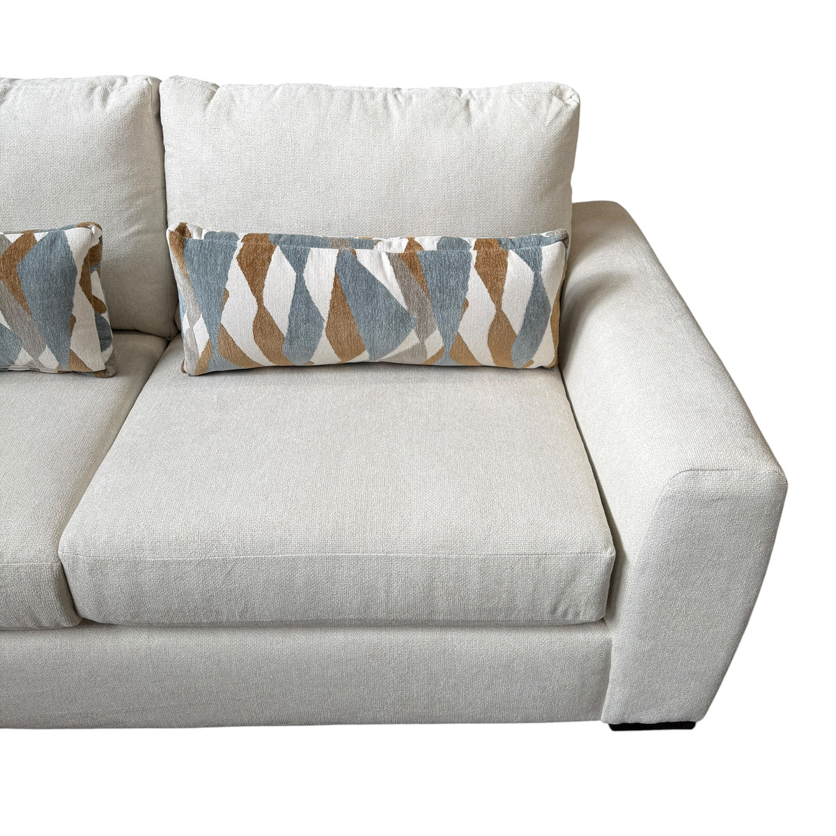 Savelle Corner Sectional Sofa in Cream