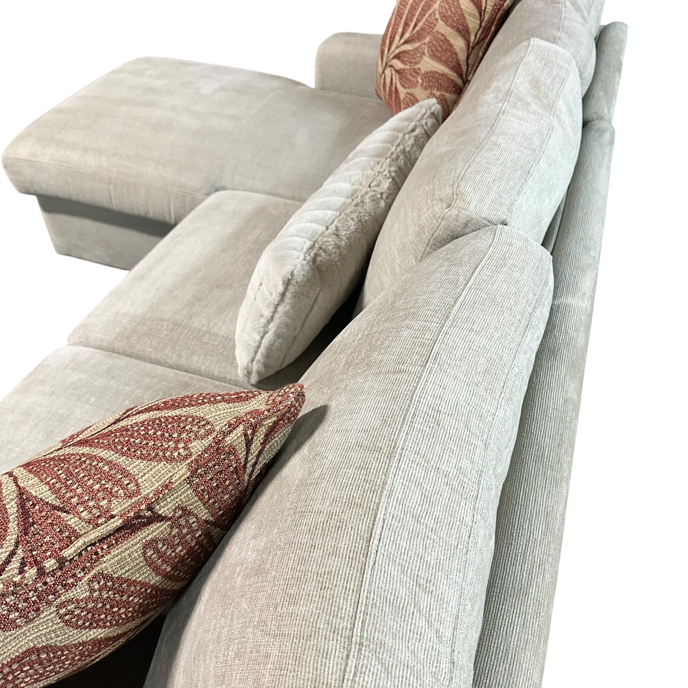 Pop Out Sleeper Sectional with Reversible Storage Chaise