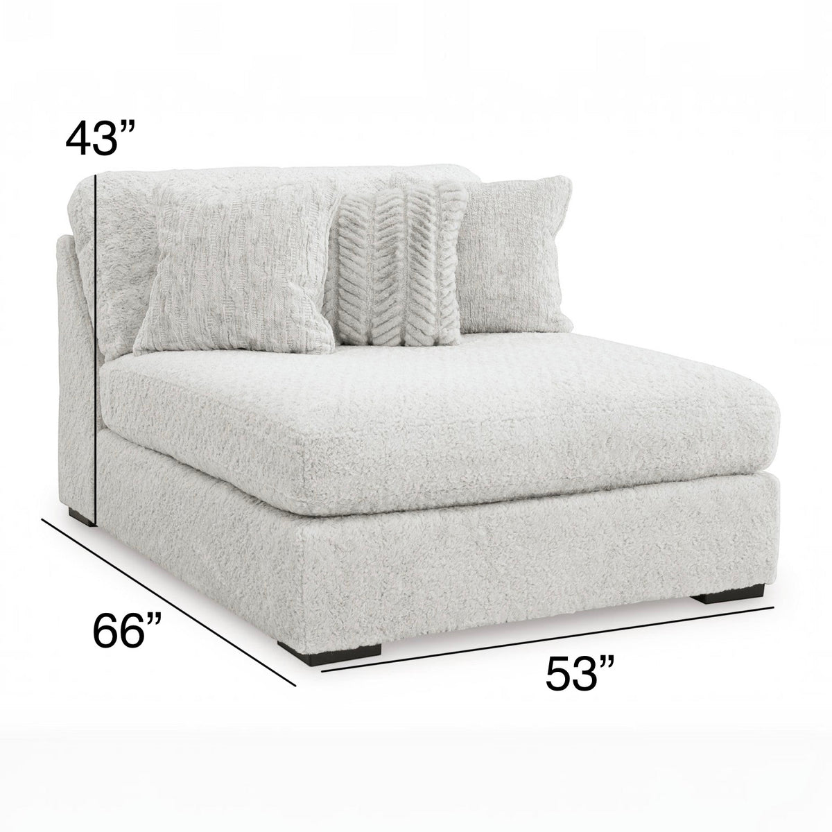 Celine Modular Armless Chaise