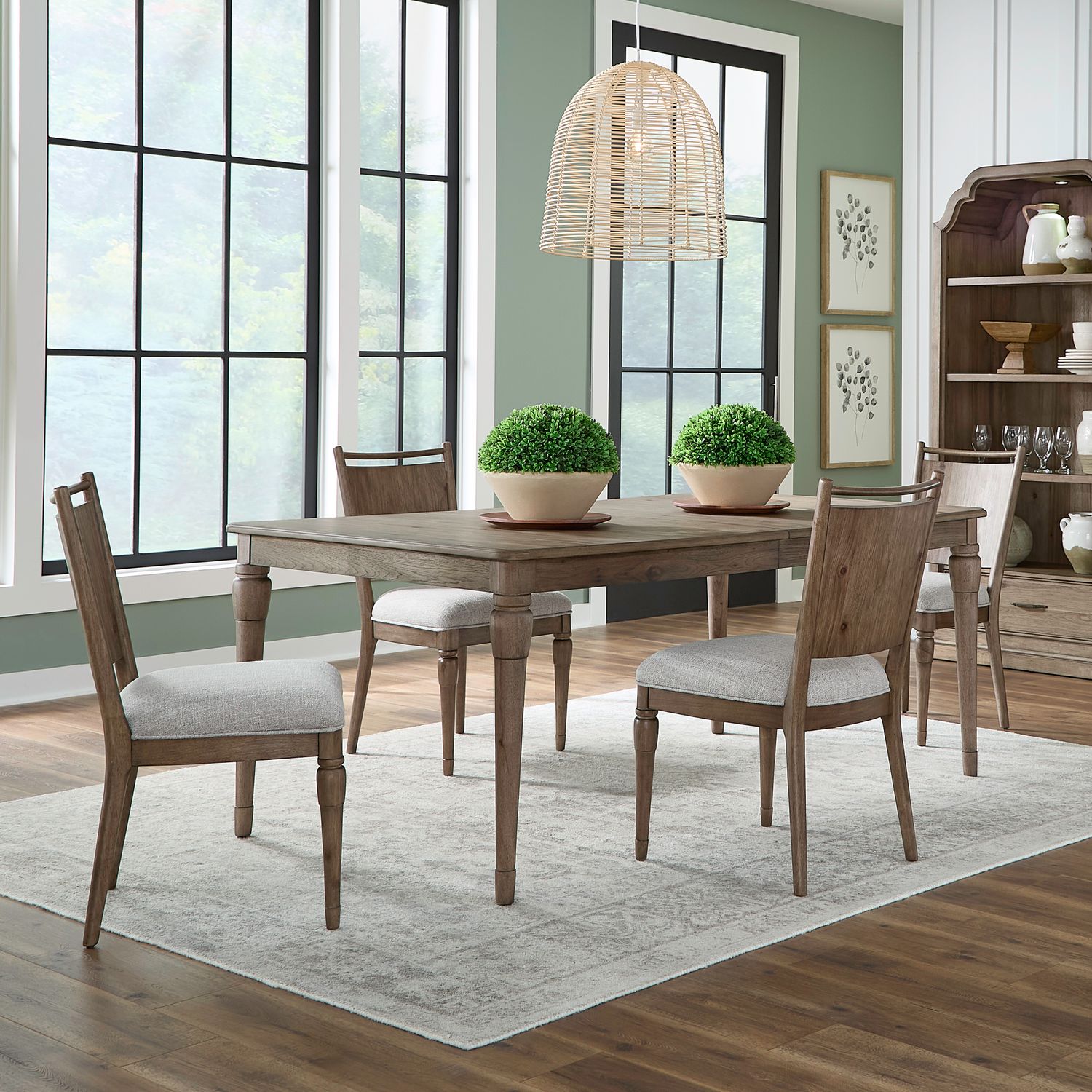 5 Piece Rectangular Table Set