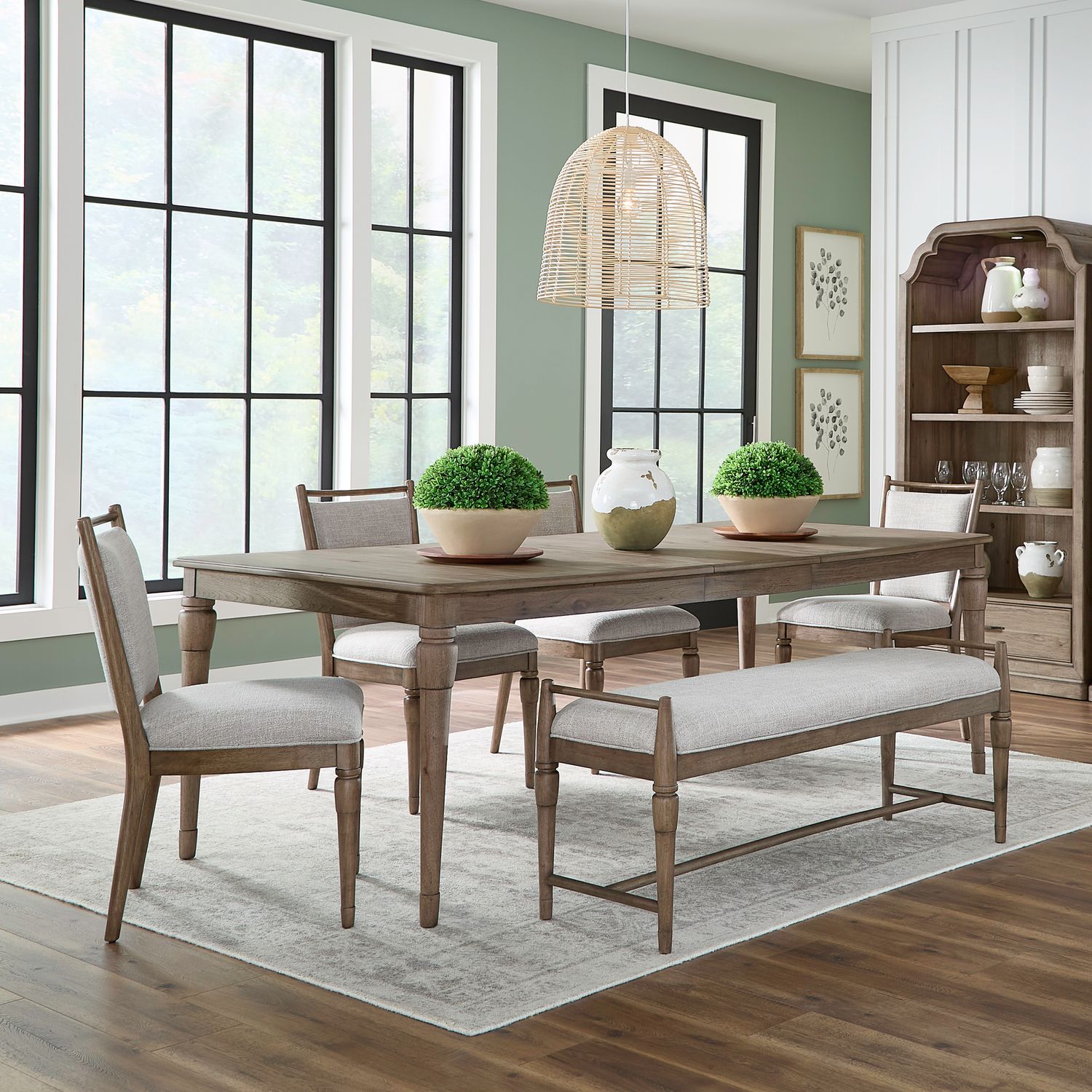 Opt 6 Piece Rectangular Table Set