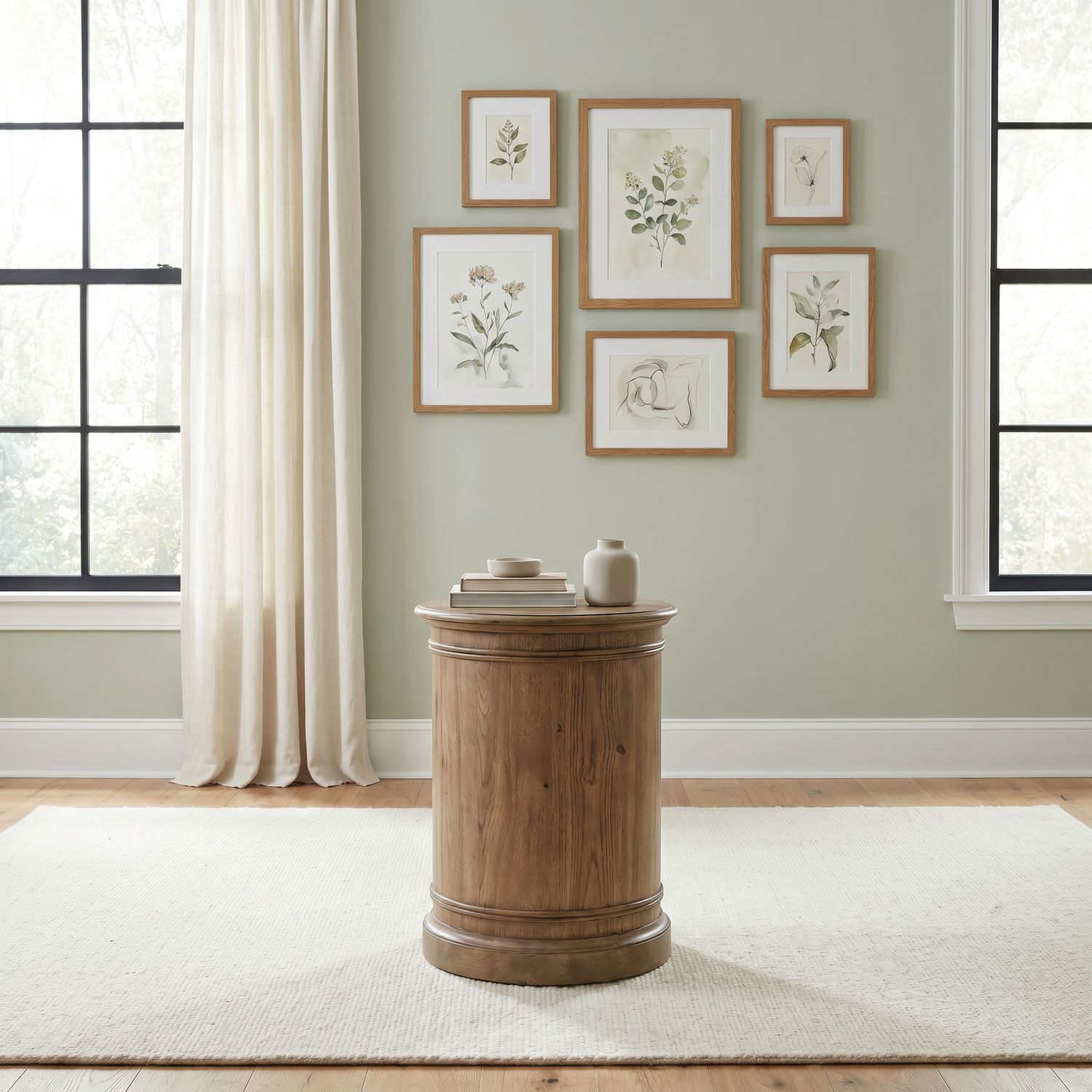 Drum End Table