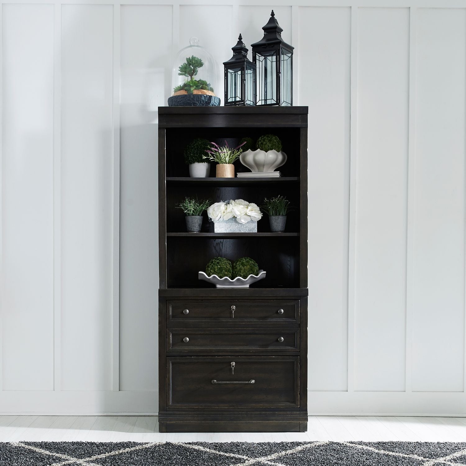 2 Piece Hutch & Cabinet Set