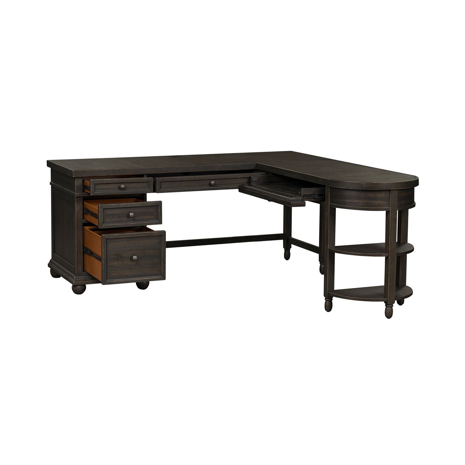 L Shaped Desk Set