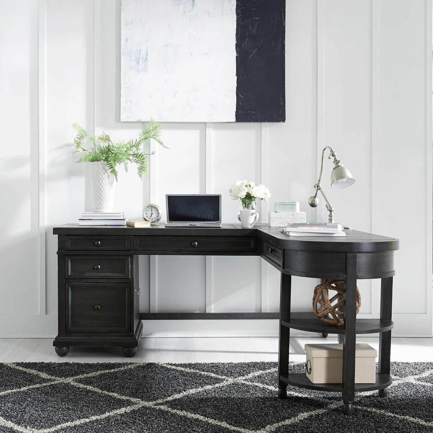 Opt L Shaped Desk Set