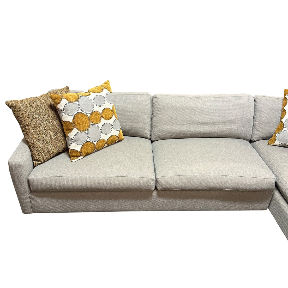 Sectional with RAF Chaise in Gray