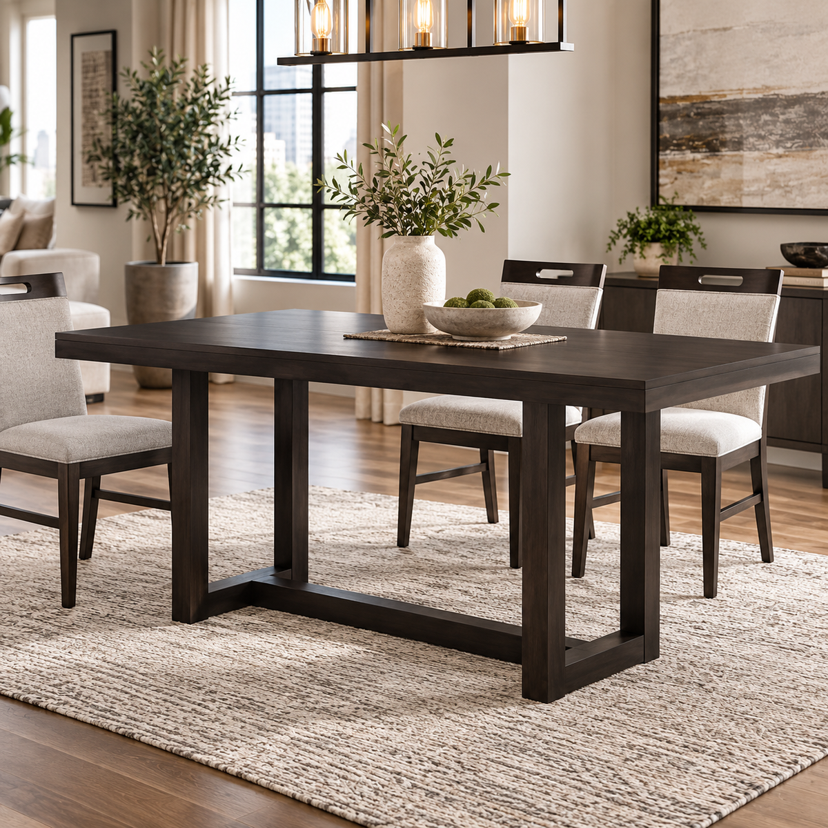 Tessa Rectangular Dining Room Counter Table