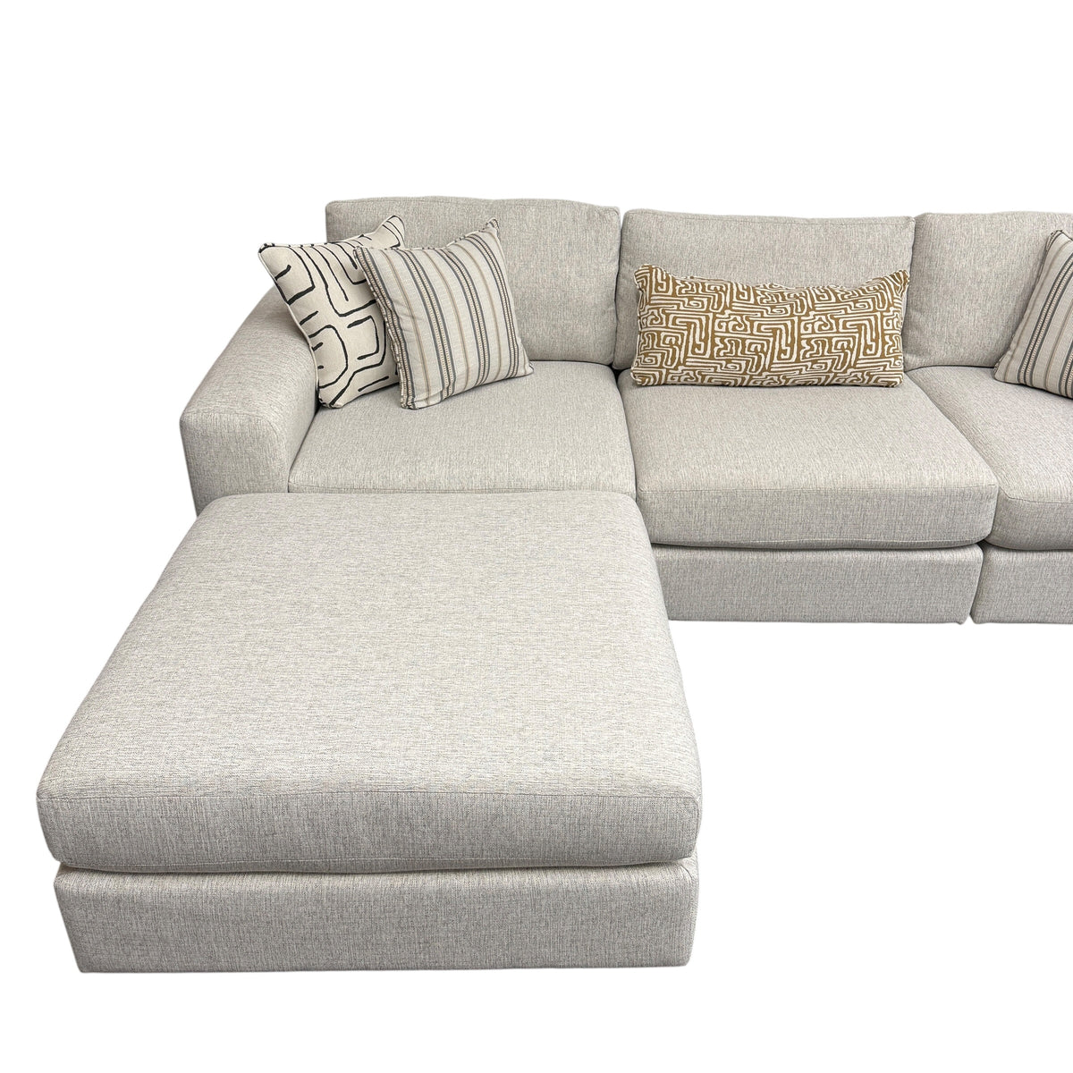 Mason Modular 3-Piece Sofa with Reversible Ottoman