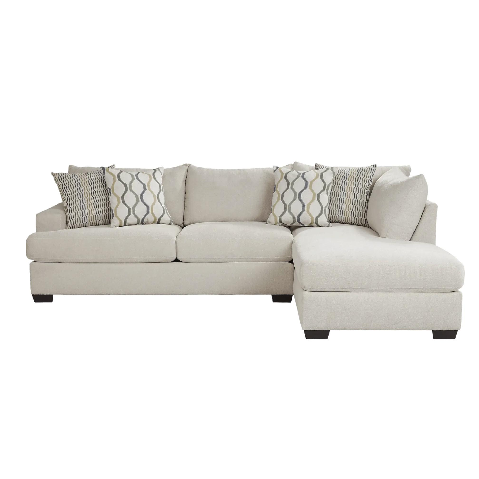Sandburg Sectional with Bumper Chaise