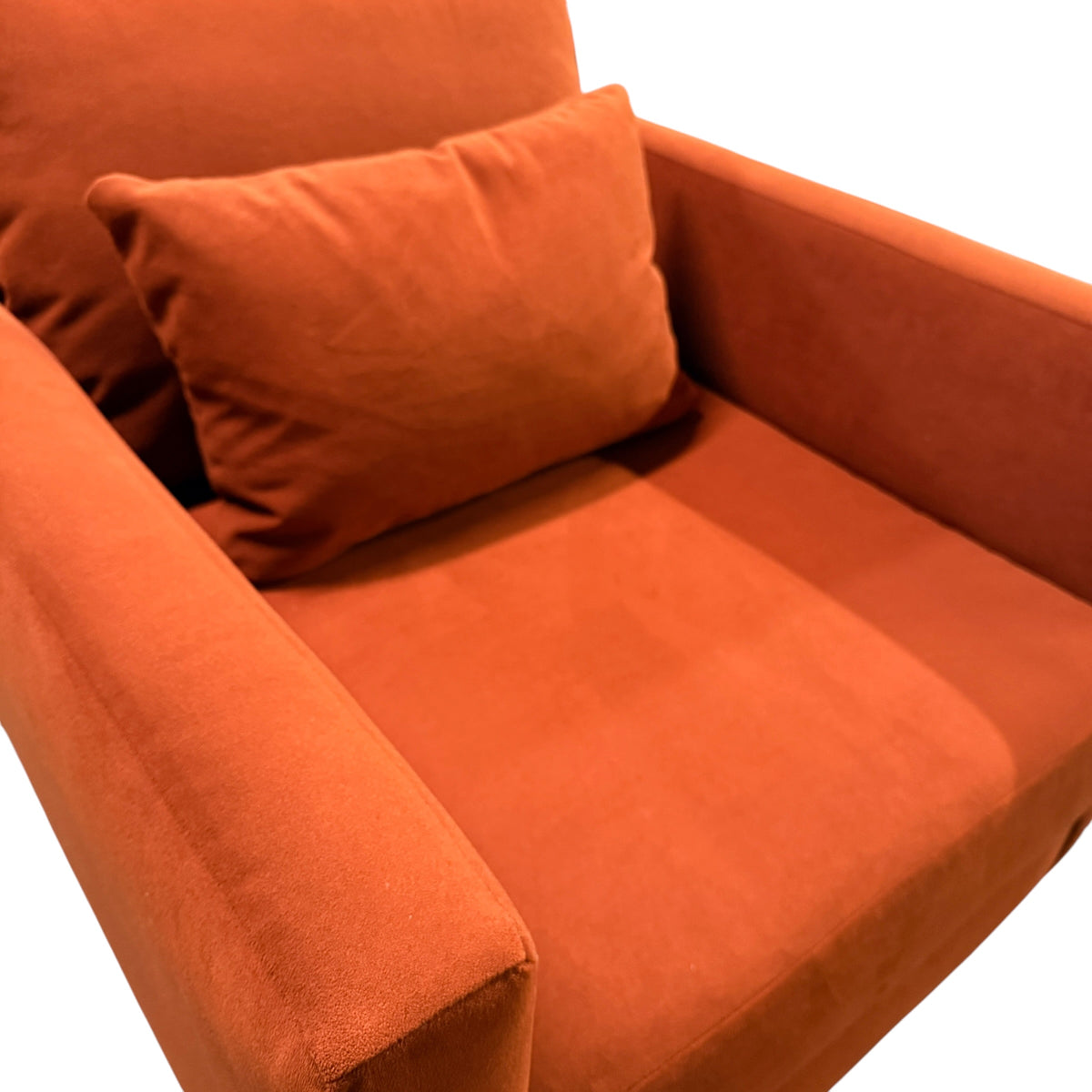 Orange Living Room Accent Chair