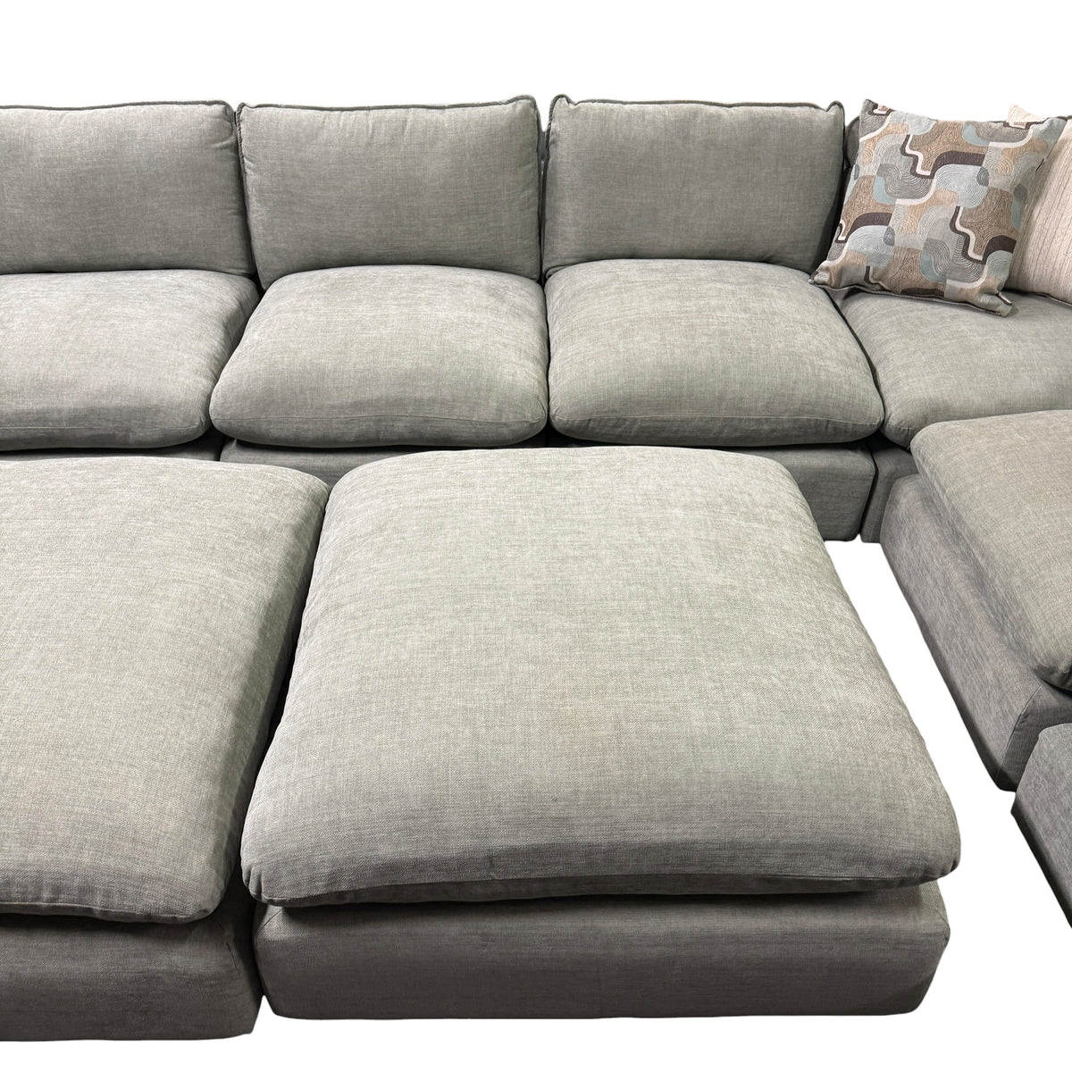 Willow Sage Green U Shape Sectional